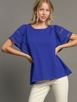 Gabby royal blue top