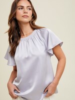 Willow satin blouse