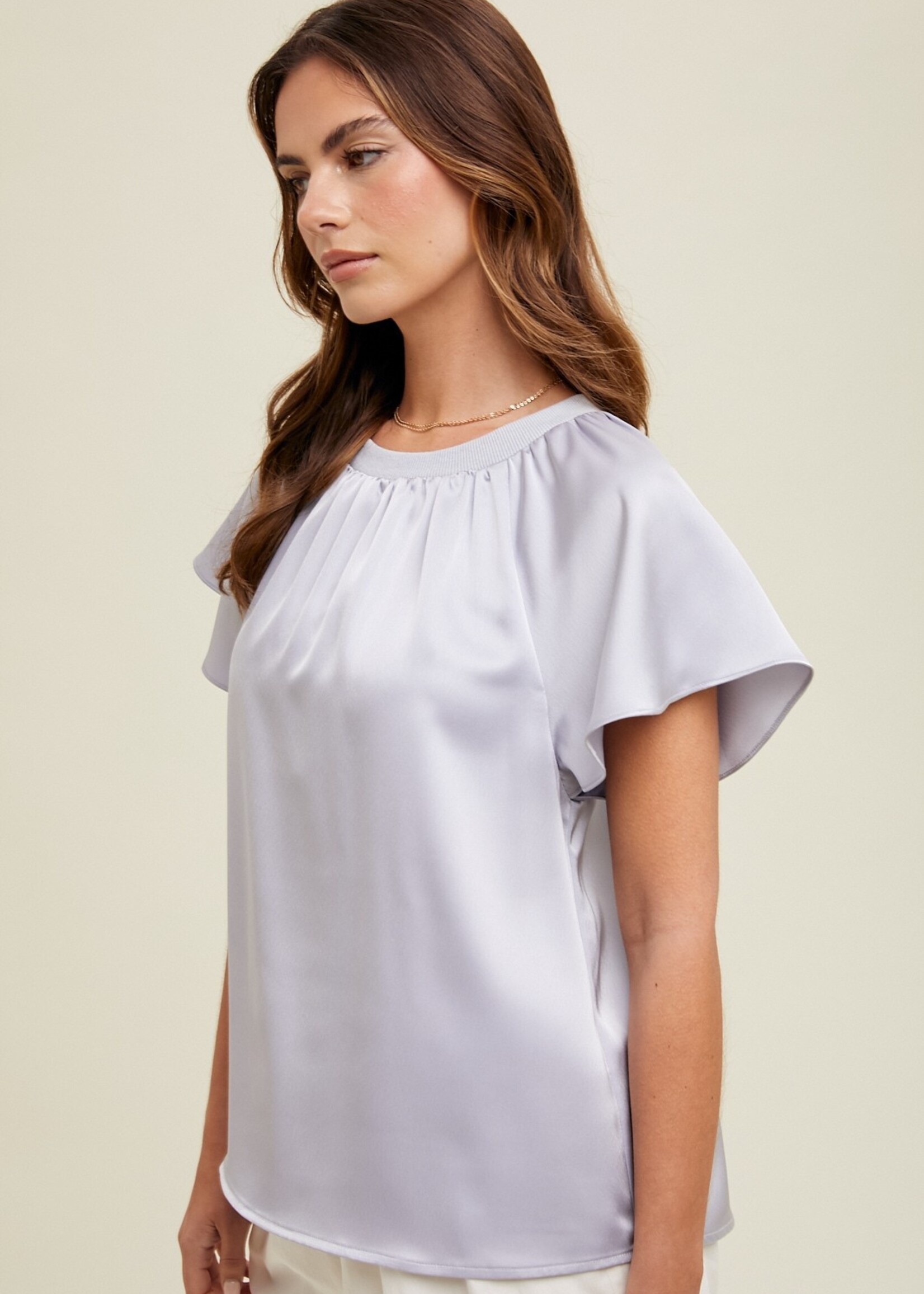 Willow satin blouse