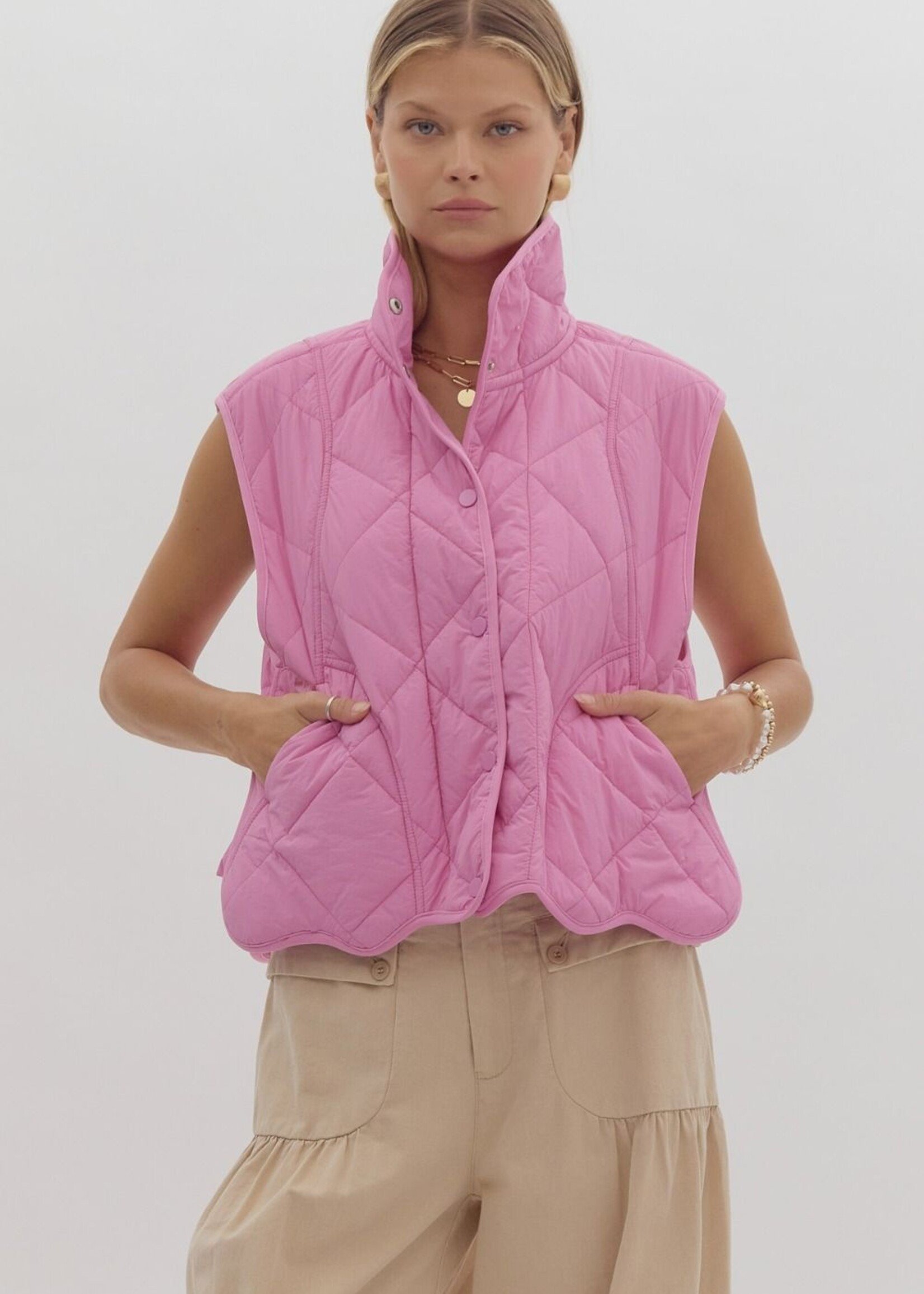 Ellie pink vest