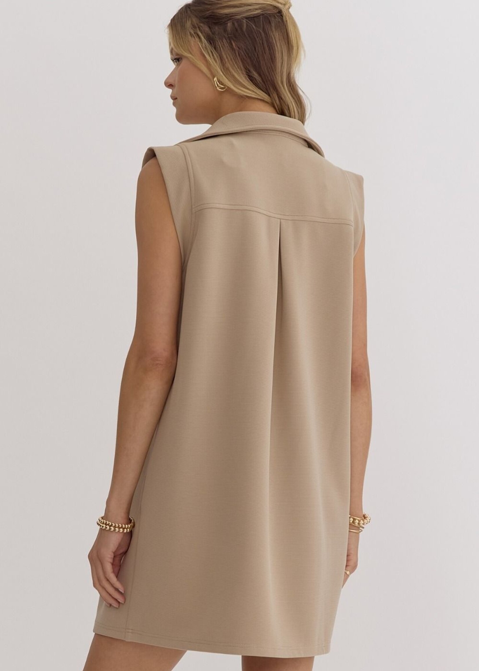 Eleanor taupe dress