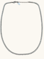 Stella Silver Tennis Necklace