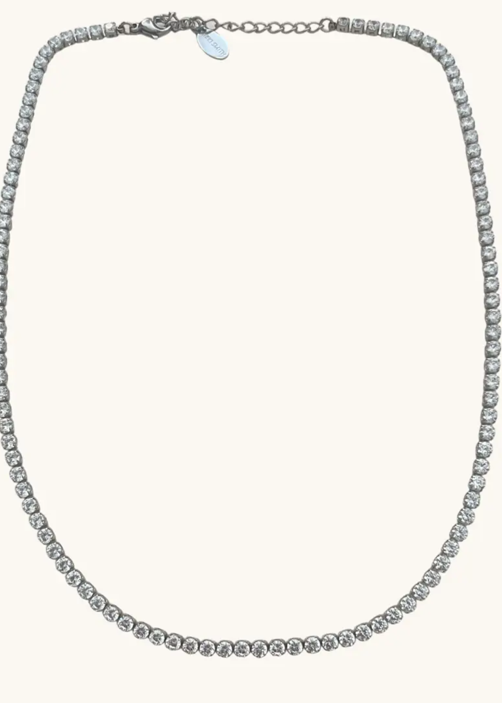 Stella Silver Tennis Necklace