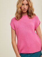 Whitney mock neck top