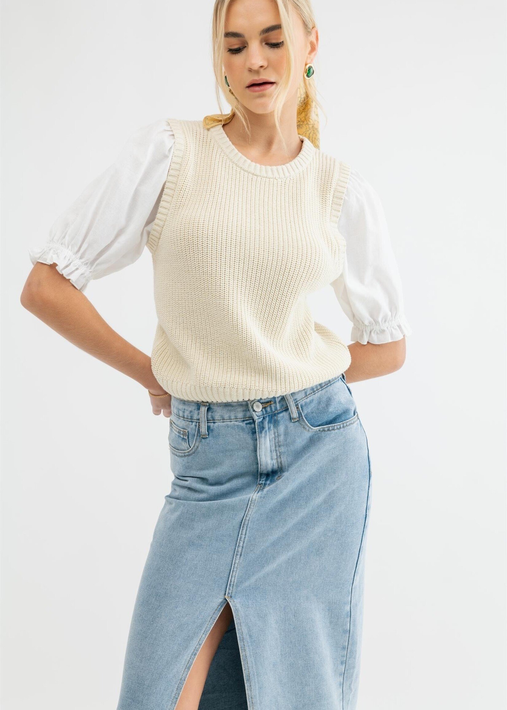 Willa puff sleeve top