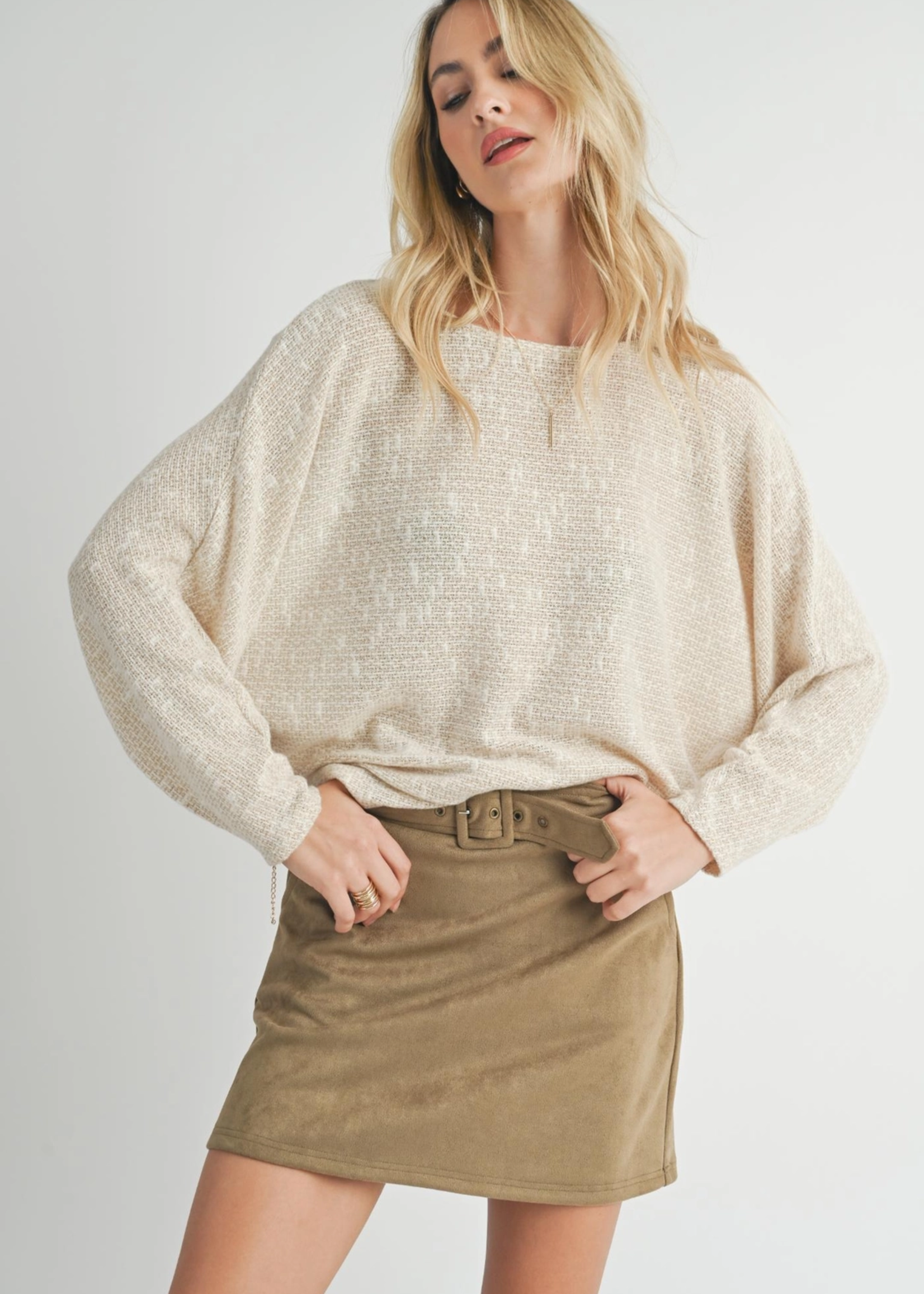 Billie knit sleeve top