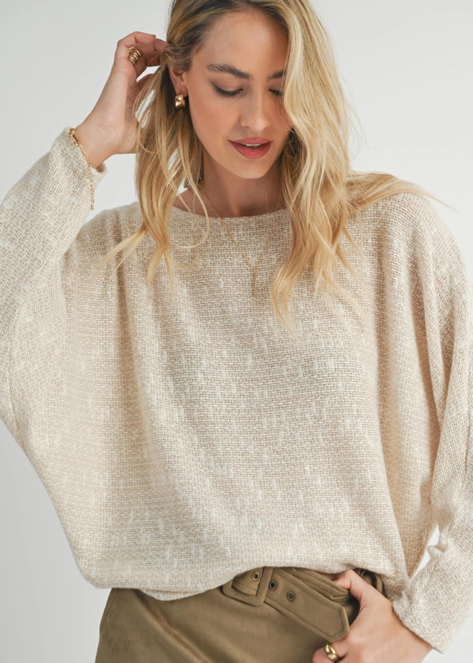 Billie knit sleeve top