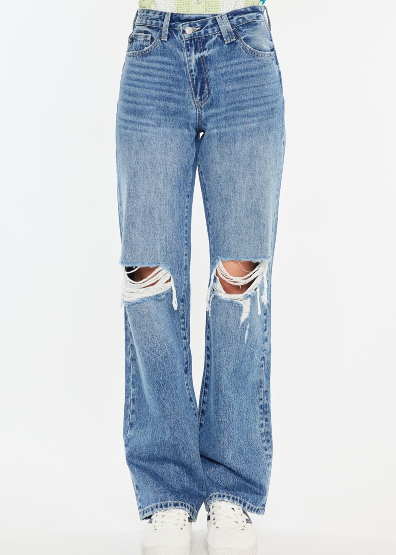 KAN CAN relaxed straight jeans