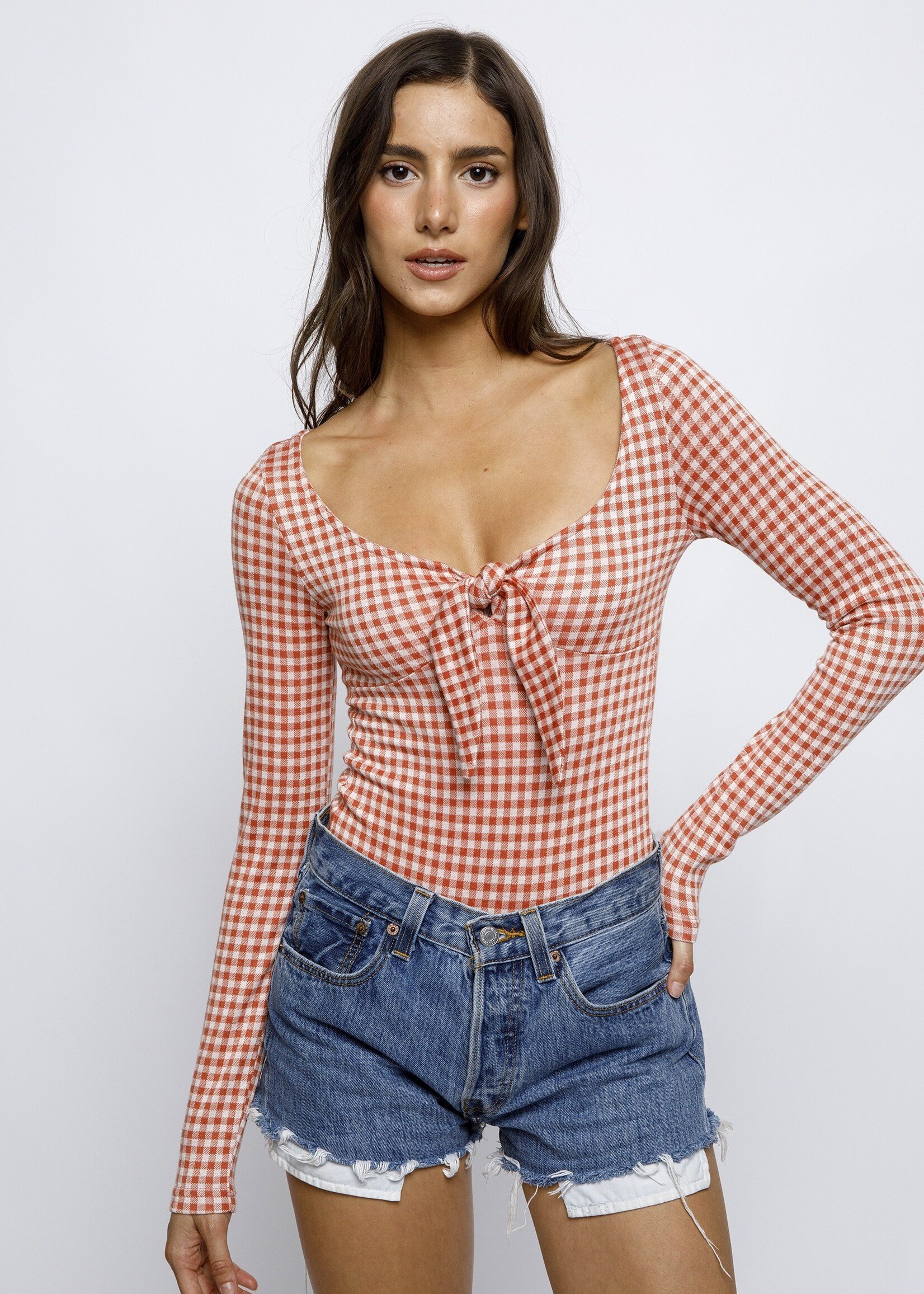 Sasha gingham top