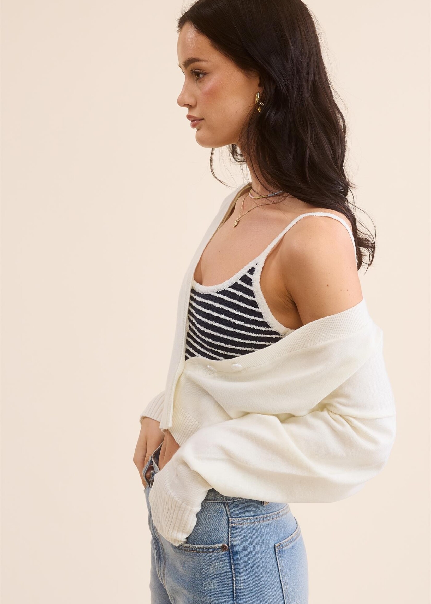 Mel ivory cardigan