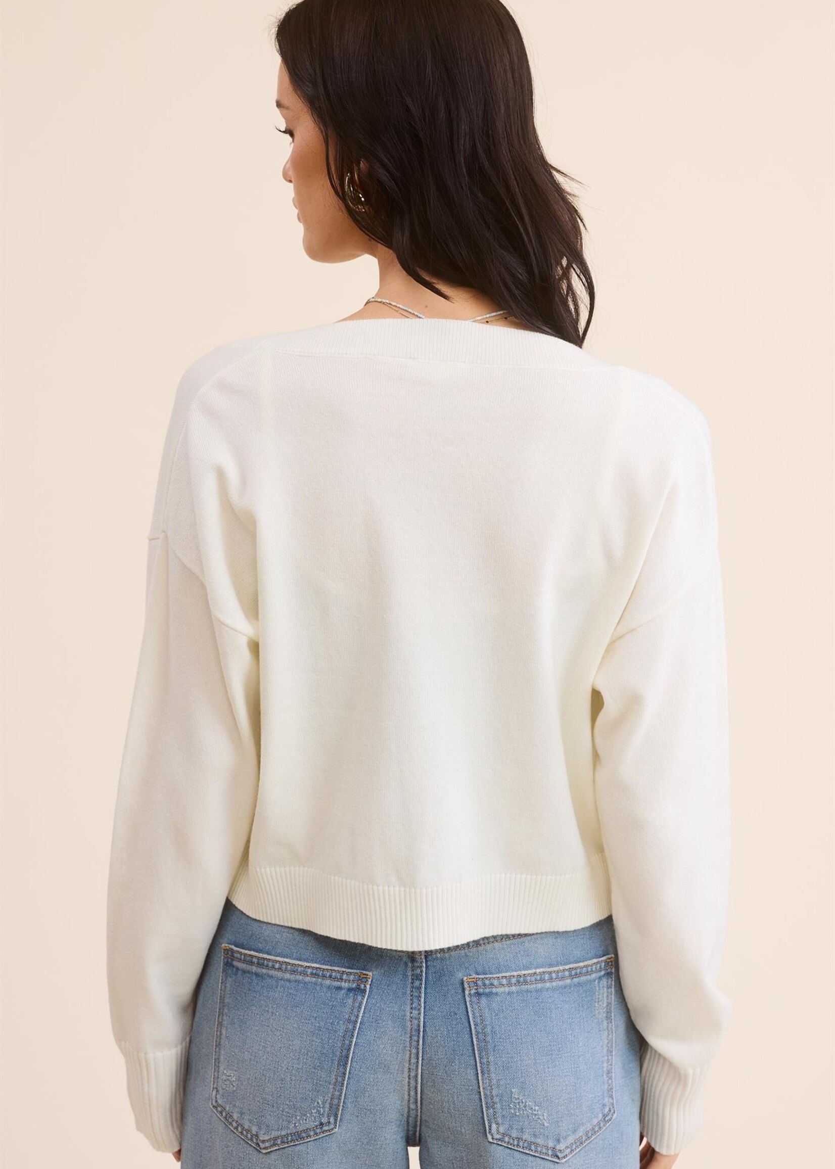 Mel ivory cardigan