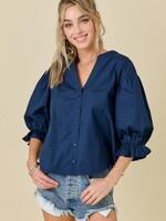 Dina navy top