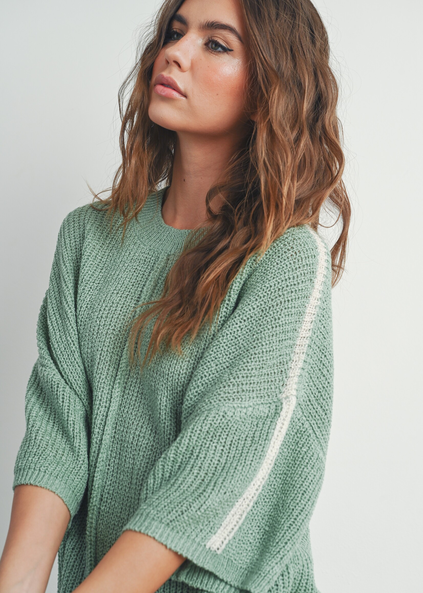 Bailey sage sweater