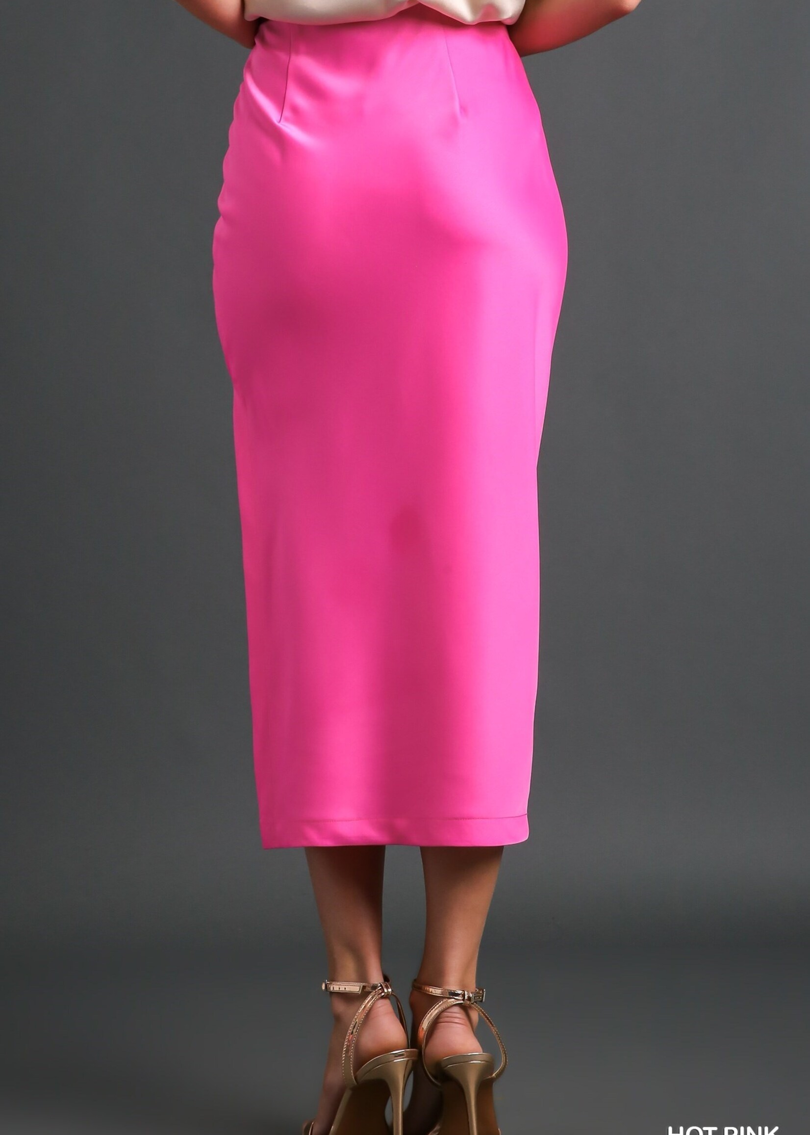 Gabrielle hot pink skirt