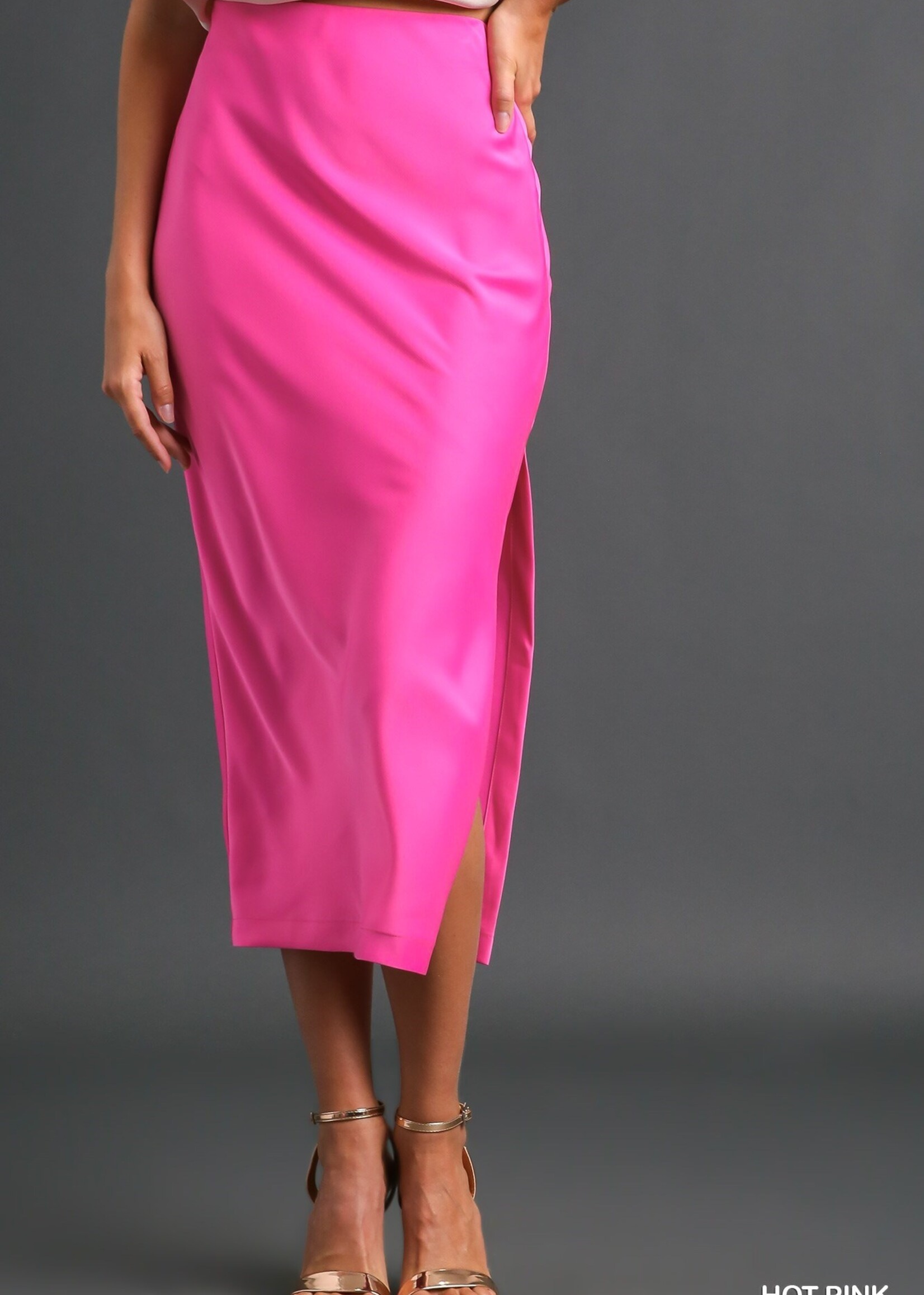 Gabrielle hot pink skirt