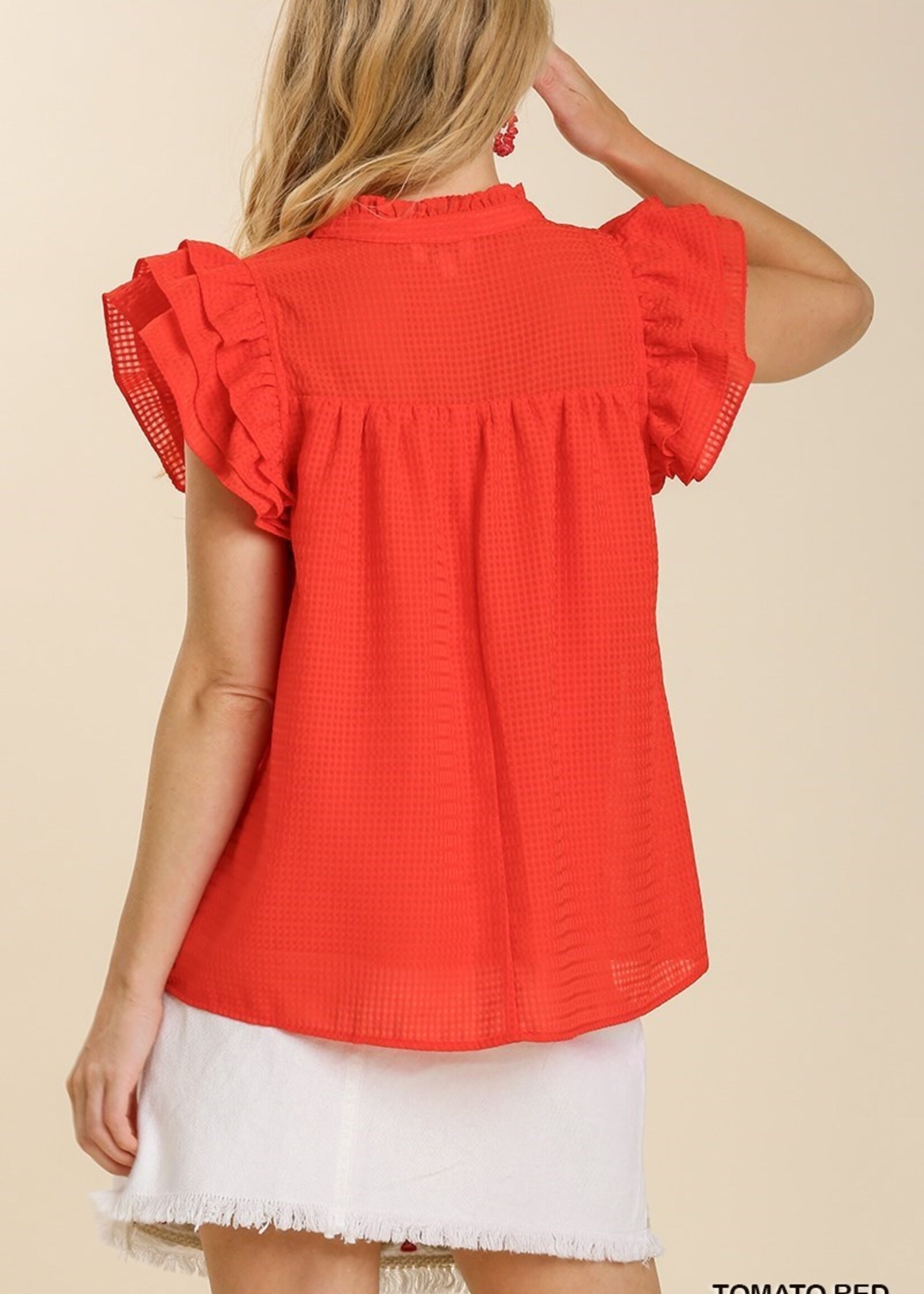 Gabby red top