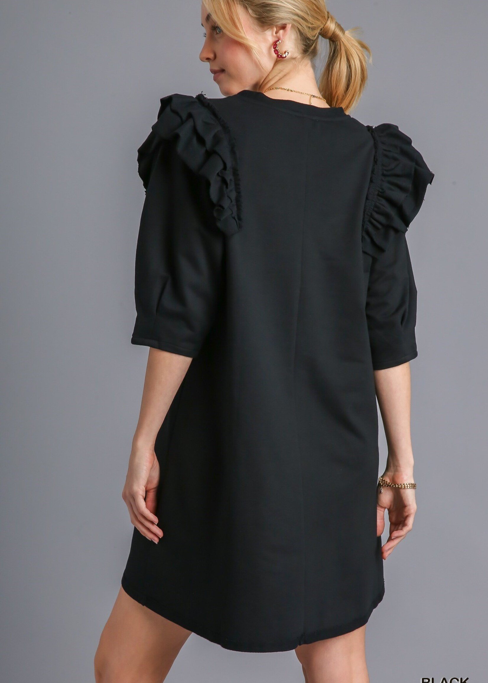 Georgina black dress