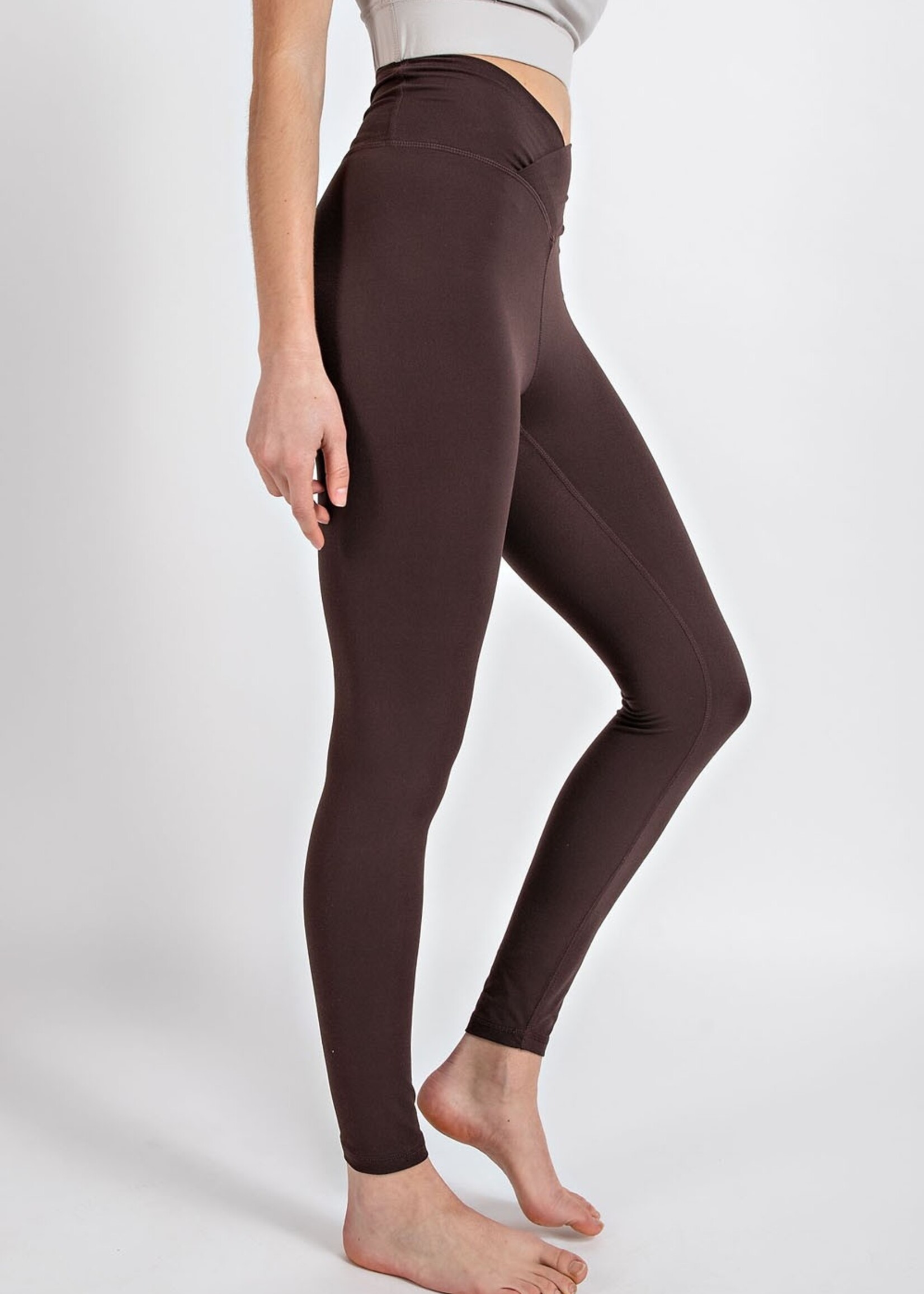 V waist leggings