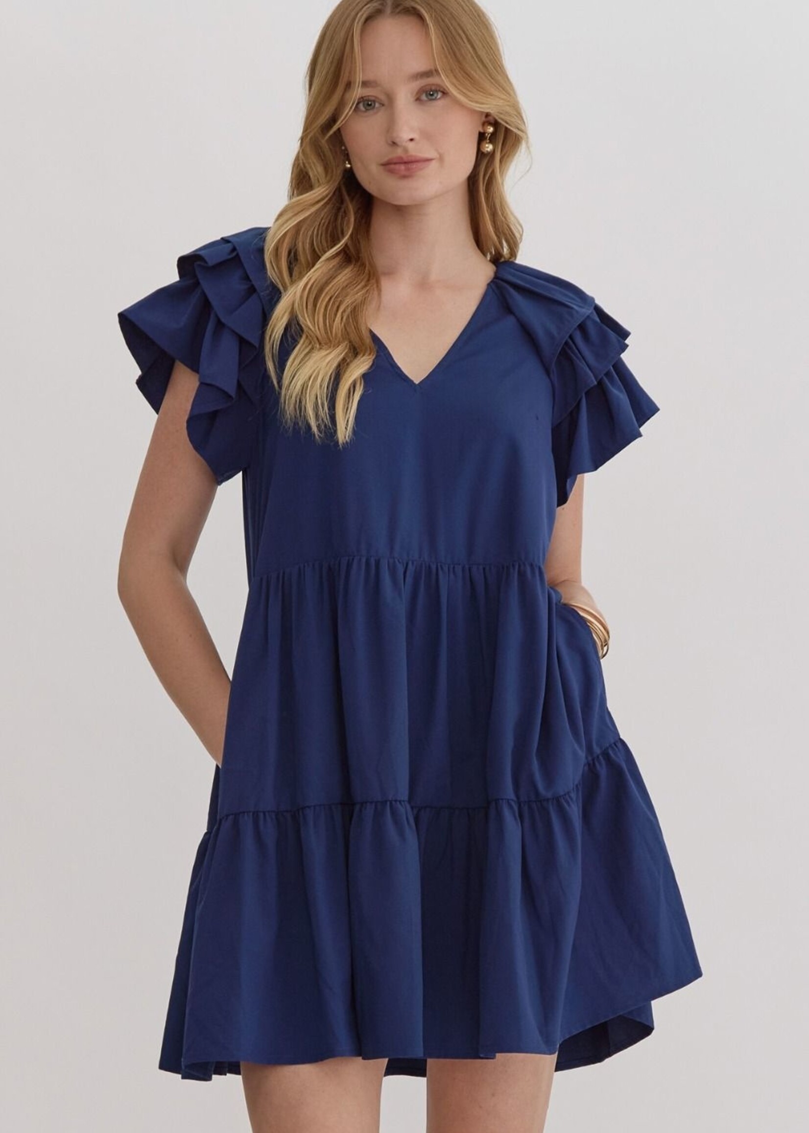 Ella navy dress