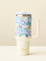 Tumbler-Beyond Blooms Blue Green