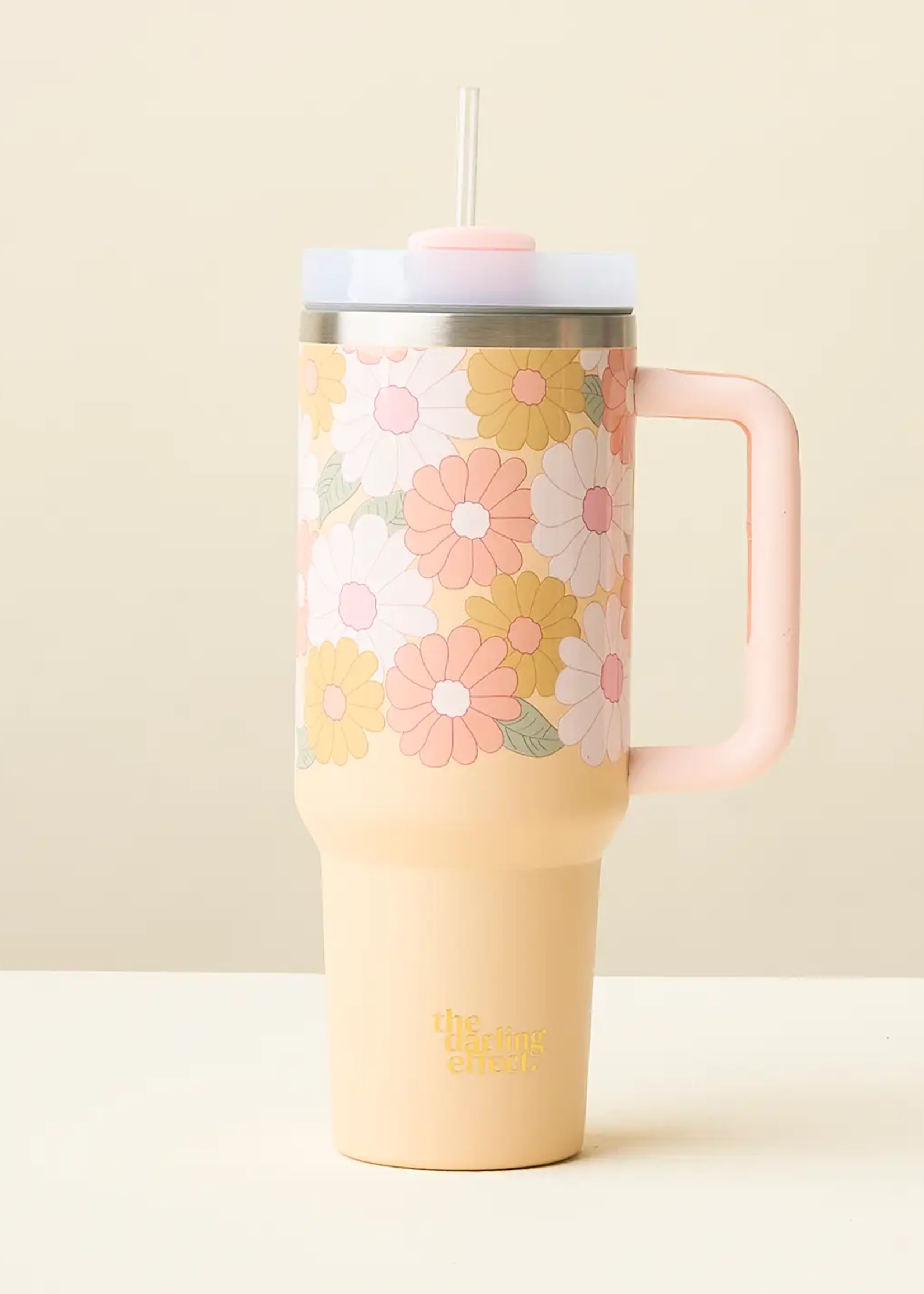 Tumbler-Daisy Craze Peach