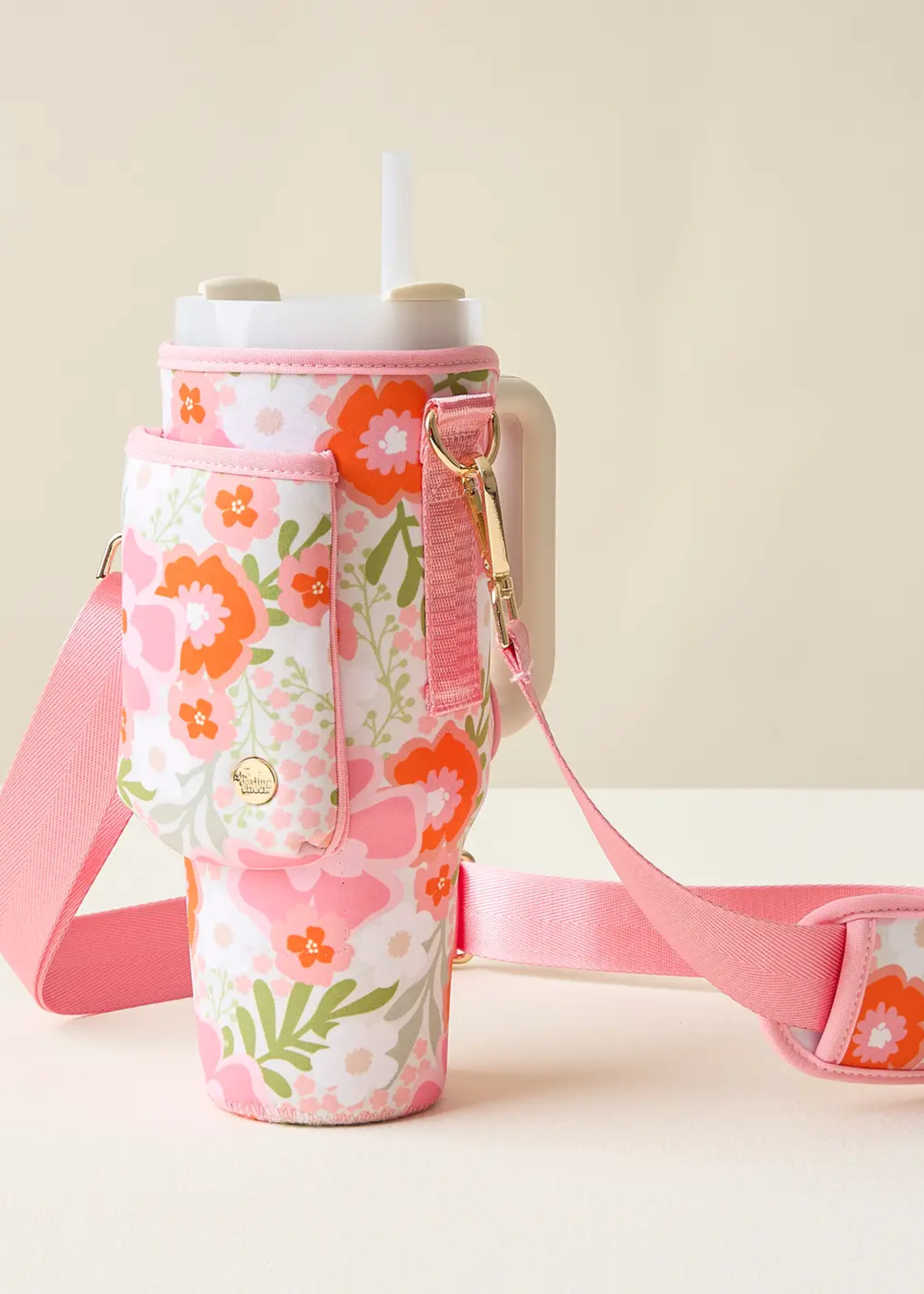 Tumbler Sling-Beyond Blooms Pink Orange