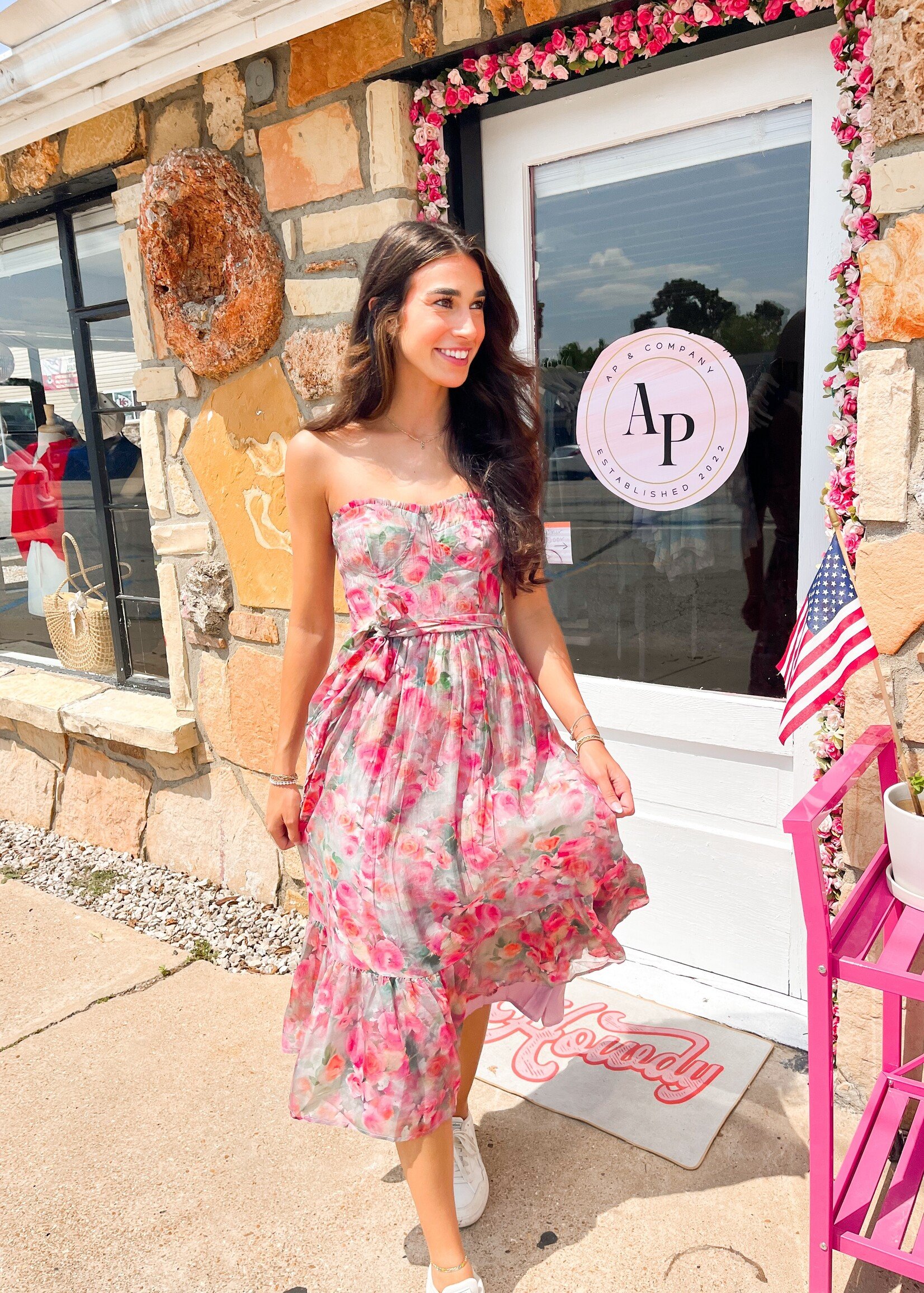 Sally pink dress