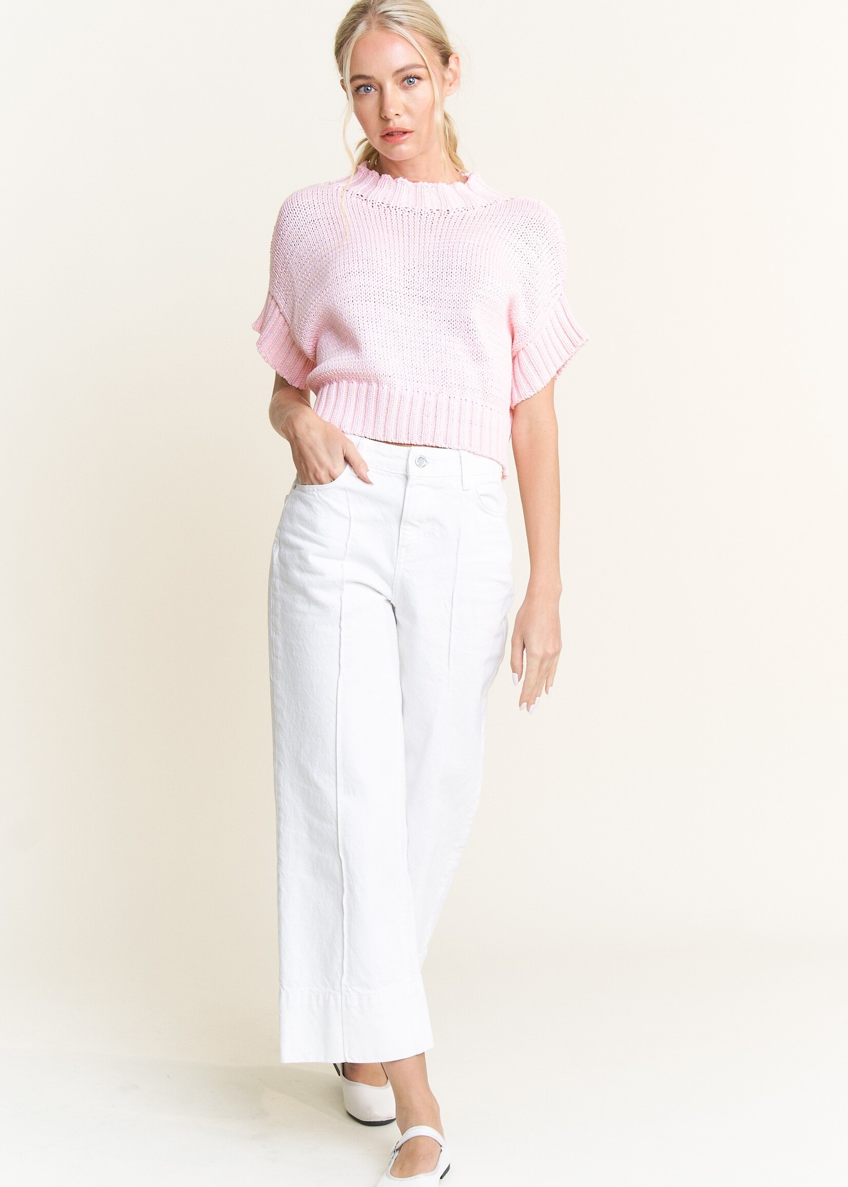 Isabel pink top