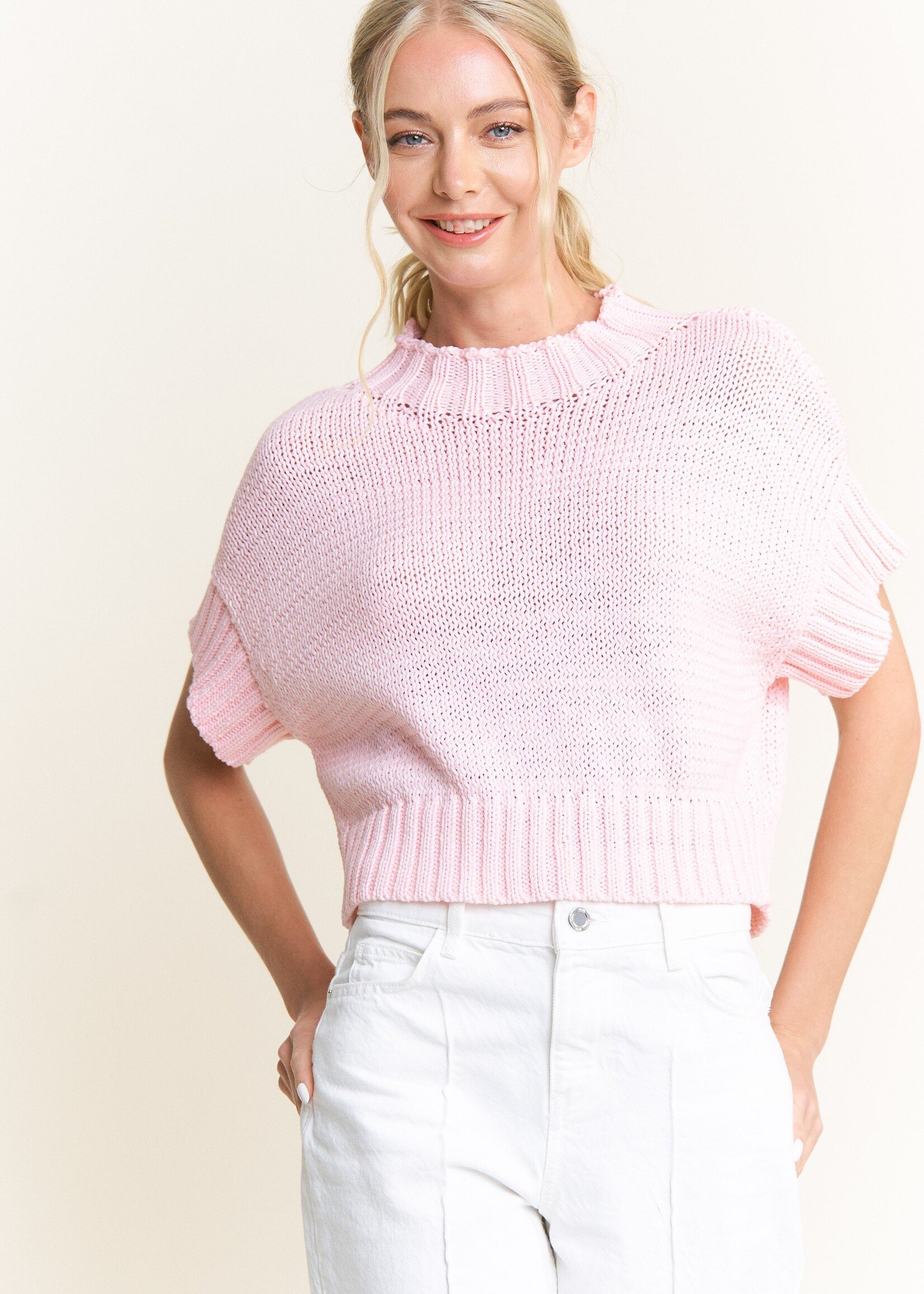 Isabel pink top