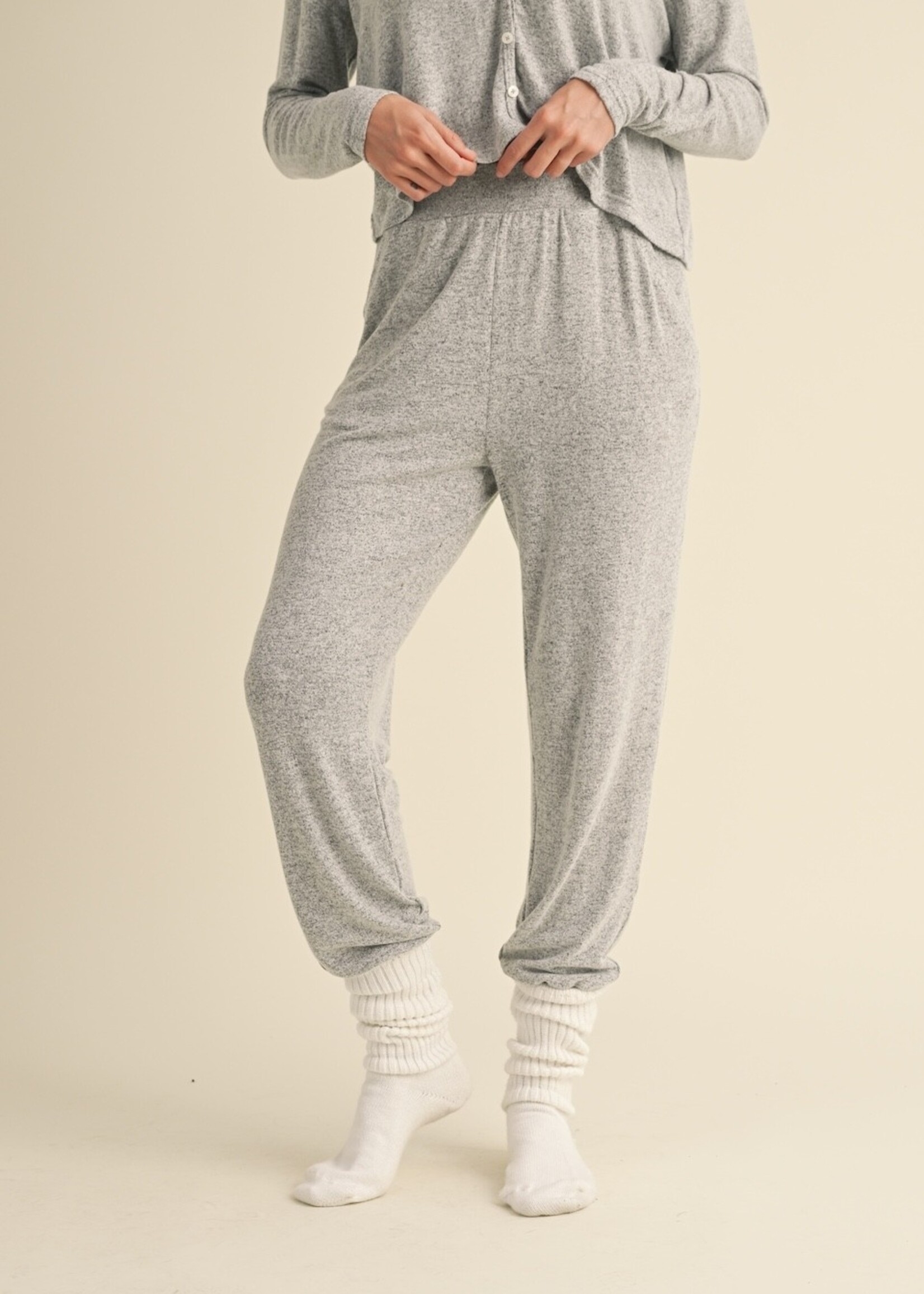 Grey jogger pants