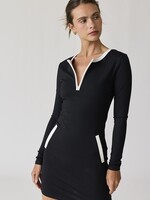 Hazel Half Zip Pocket Dress