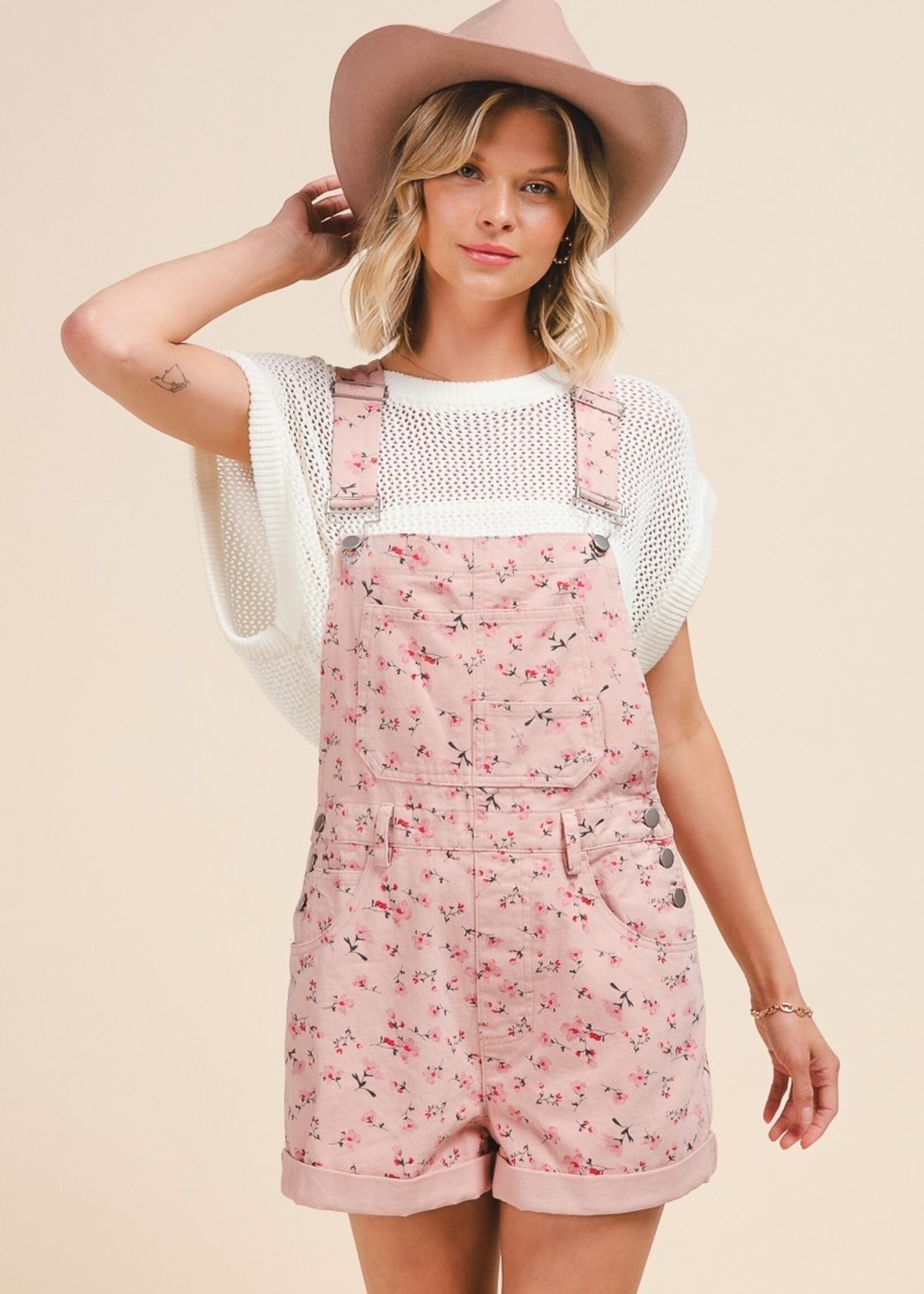 Sadie floral overalls