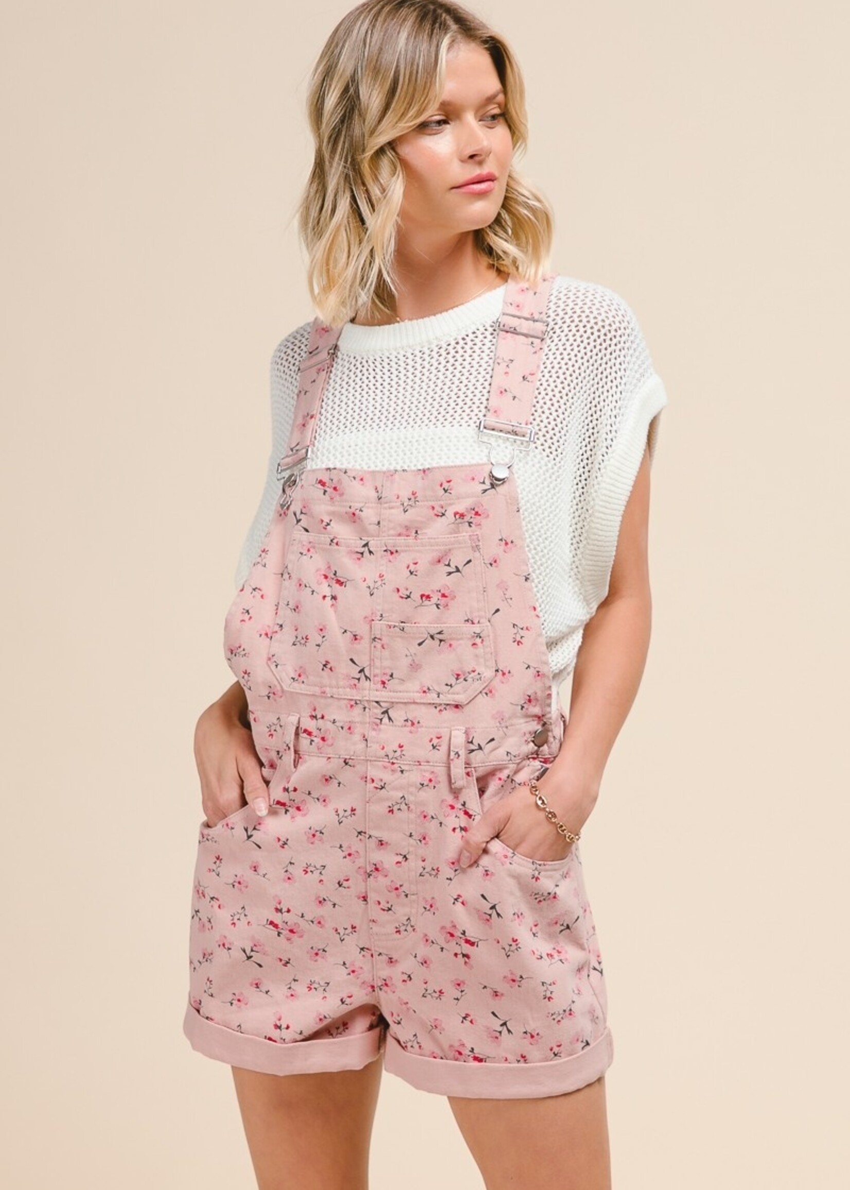 Sadie floral overalls