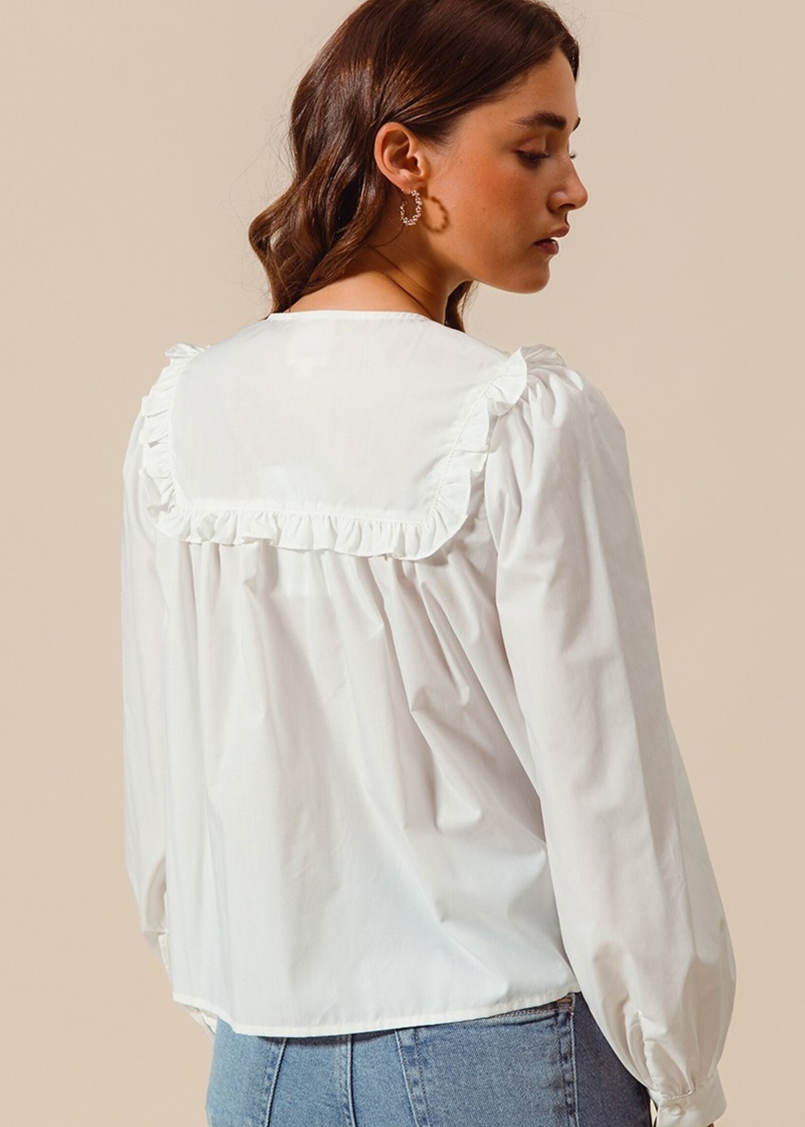 Skylar ruffle blouse