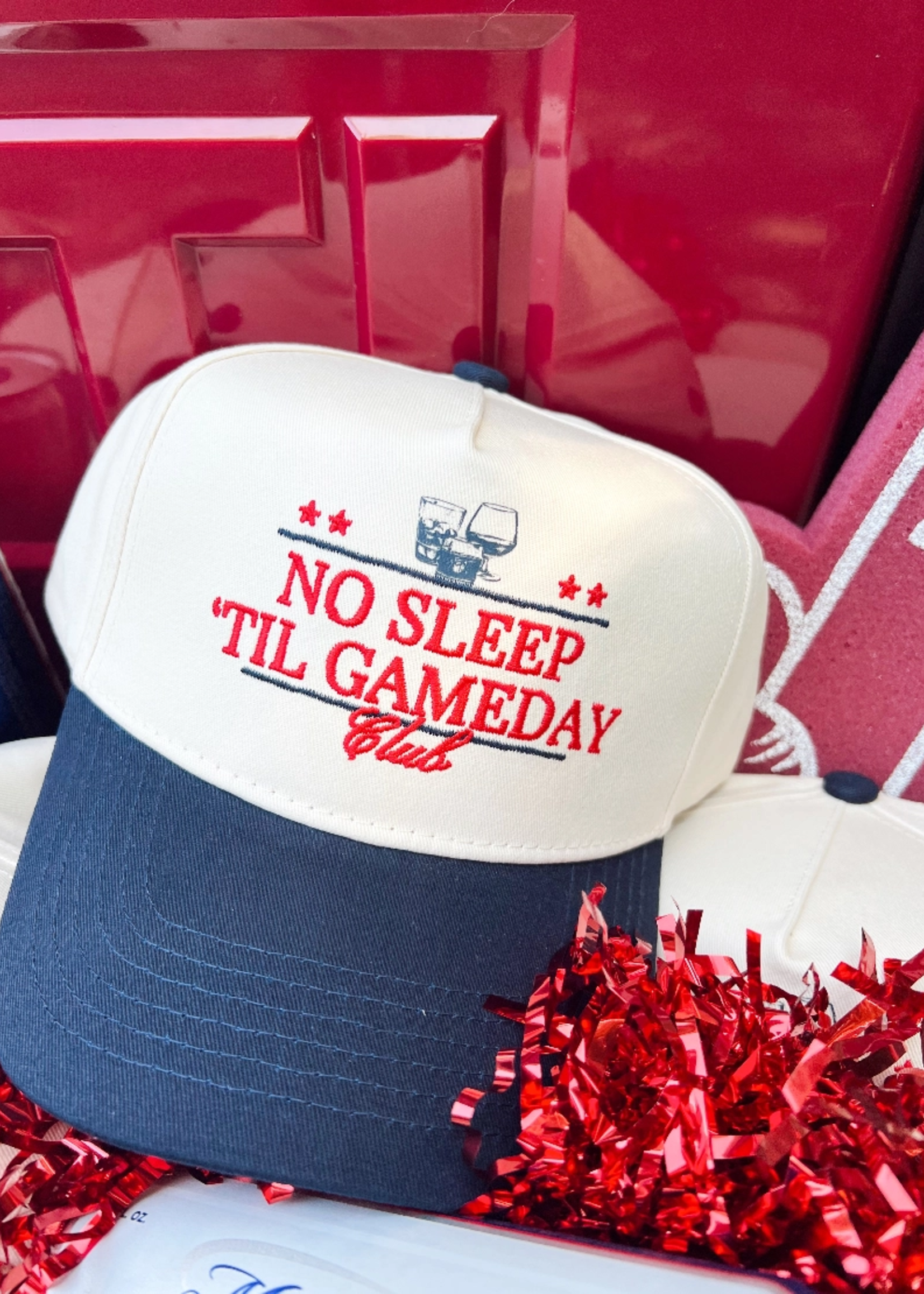 No Sleep Til' Gameday Vintage Trucker Hat