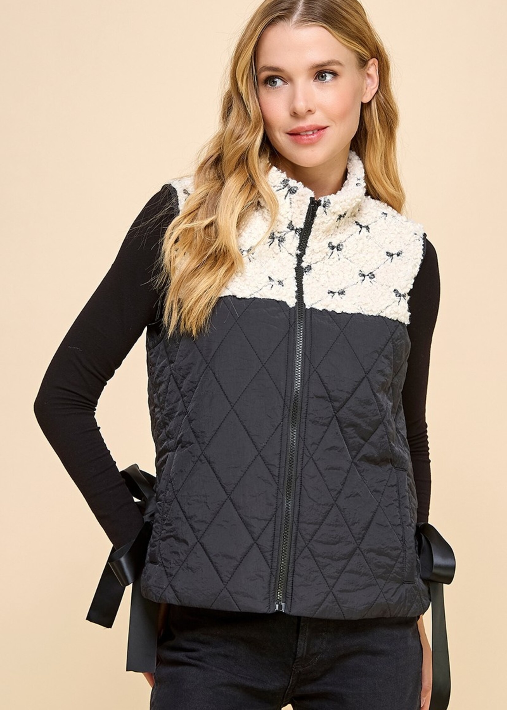 Tia black vest