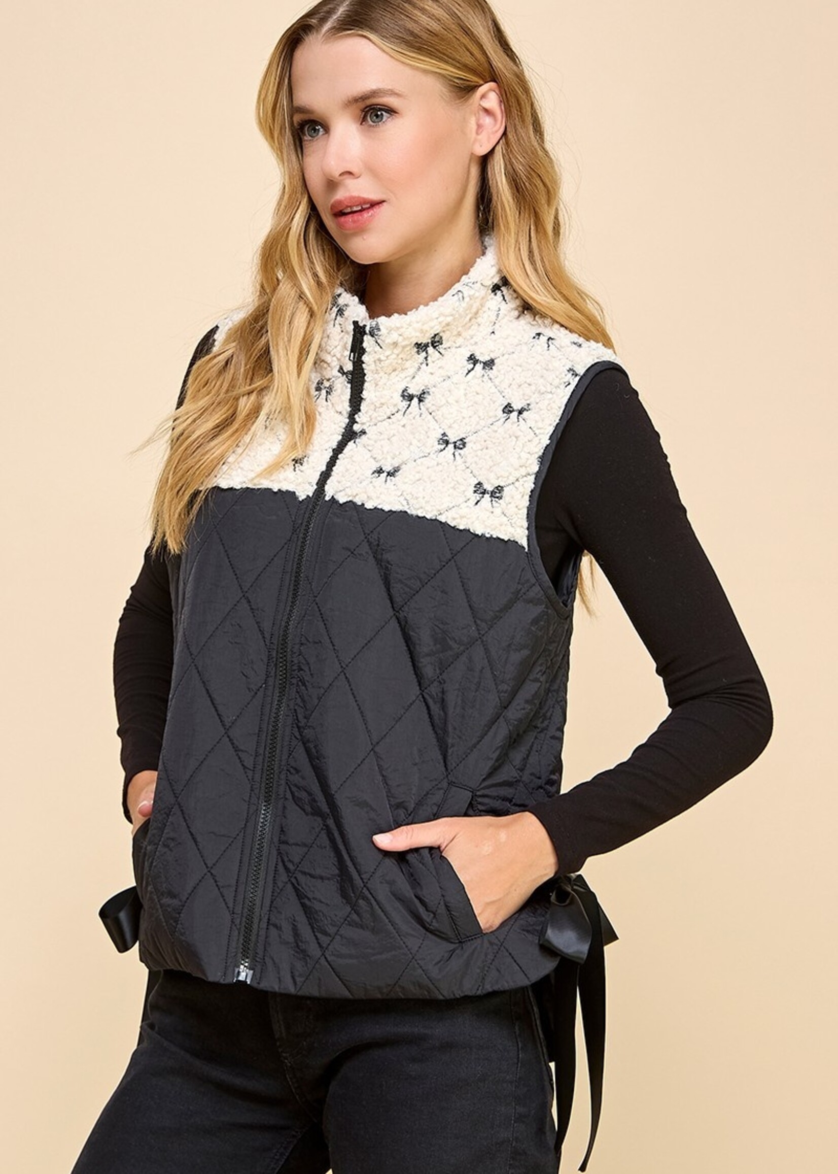 Tia black vest