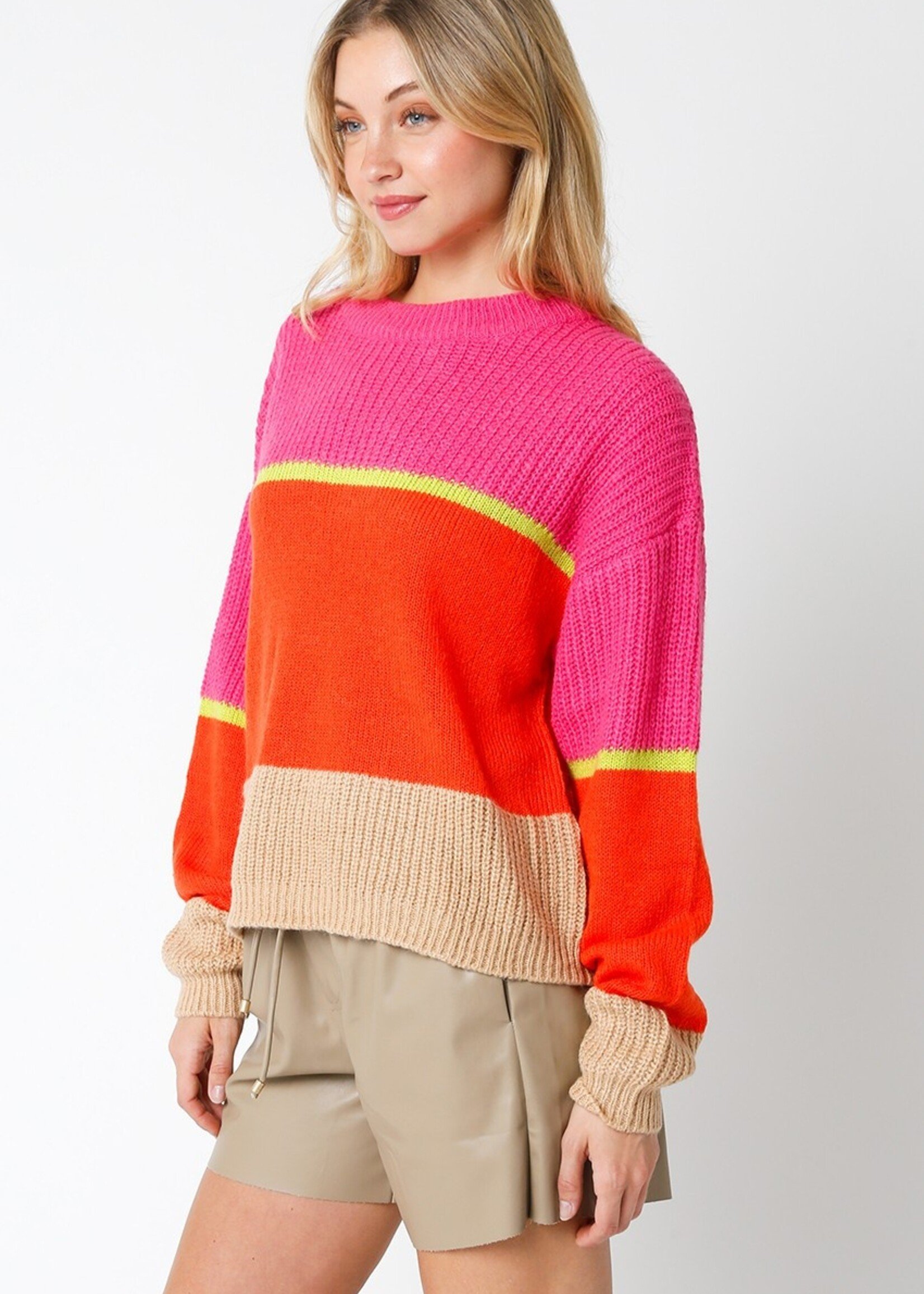 Millie pink sweater