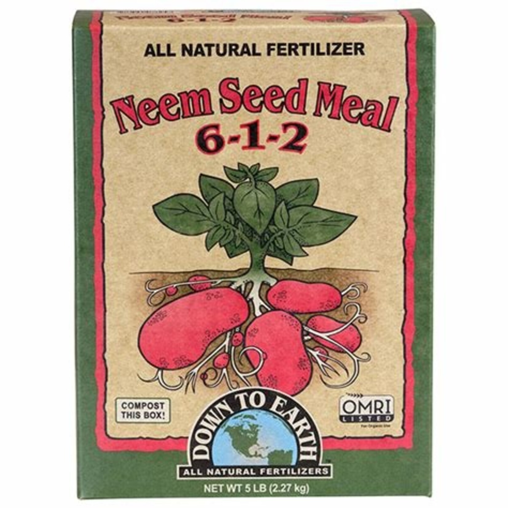 Down To Earth Down To Earth Neem Seed Meal - 5 lb