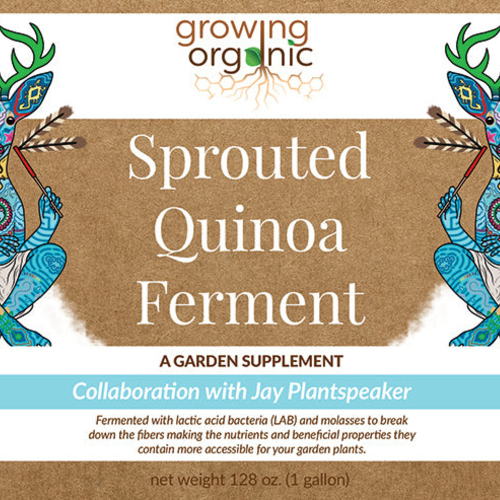 Growing Organic Growing Organic Sprouted Quinoa Ferment, 1 Gallon