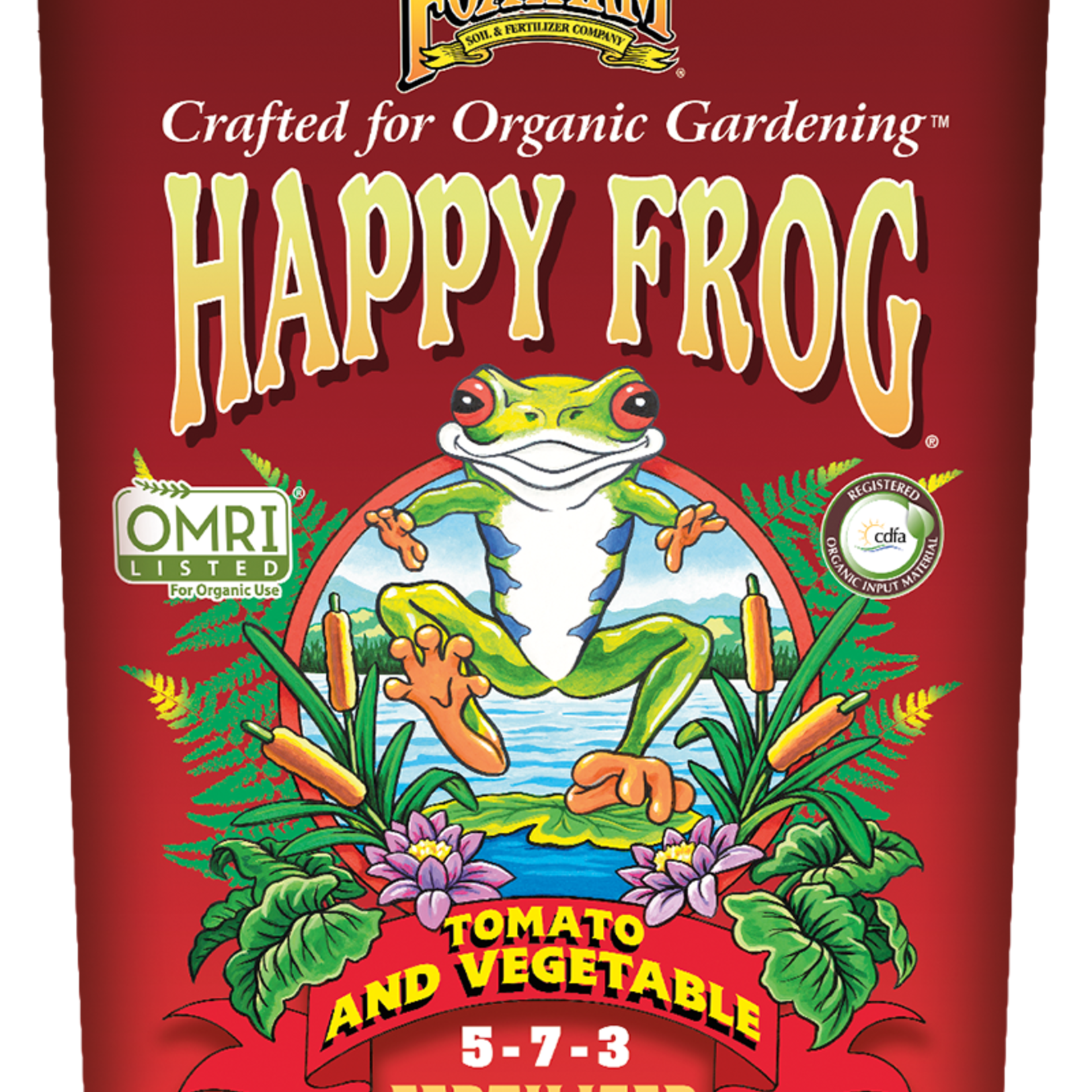 FoxFarm Fox Farm Happy Frog Tomato & Vegetable Dry Fertilizer 5-7-3, 4 lbs