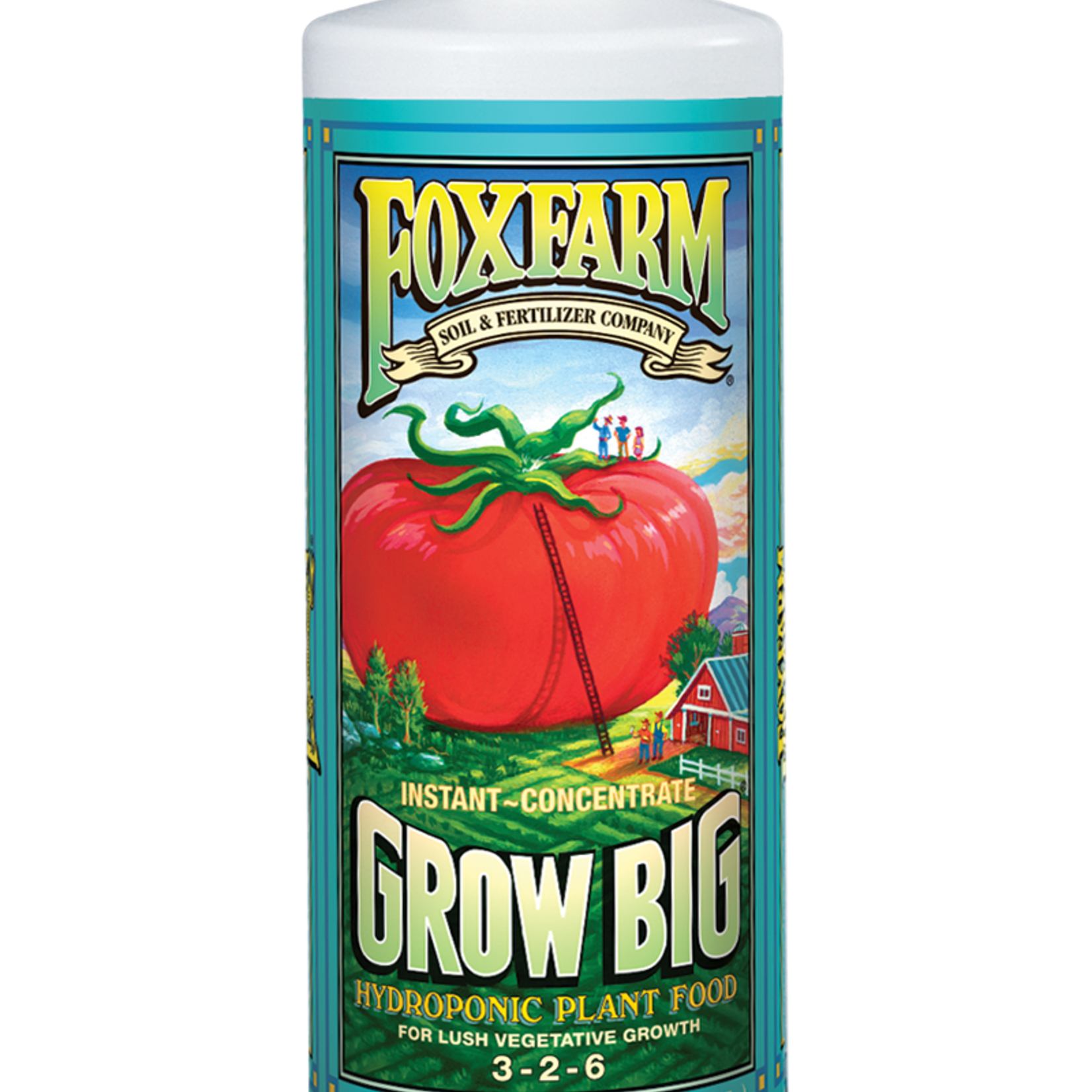 FoxFarm Fox Farm Grow Big Hydro Liquid Concentate, 1 qt