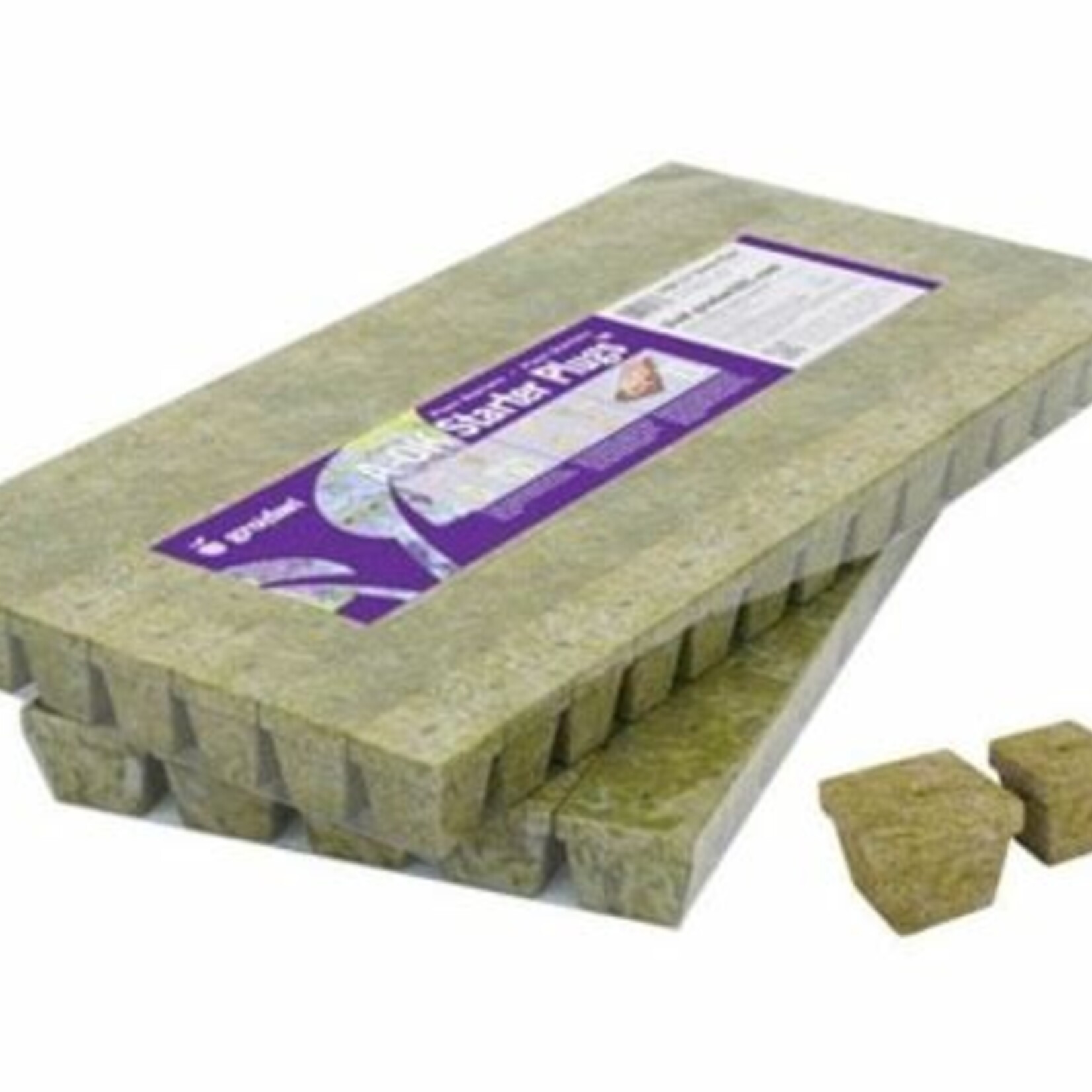 Rockwool Grow Cubes 1.5 Inches - Growing Medium Starter Sheets 30 per Pack