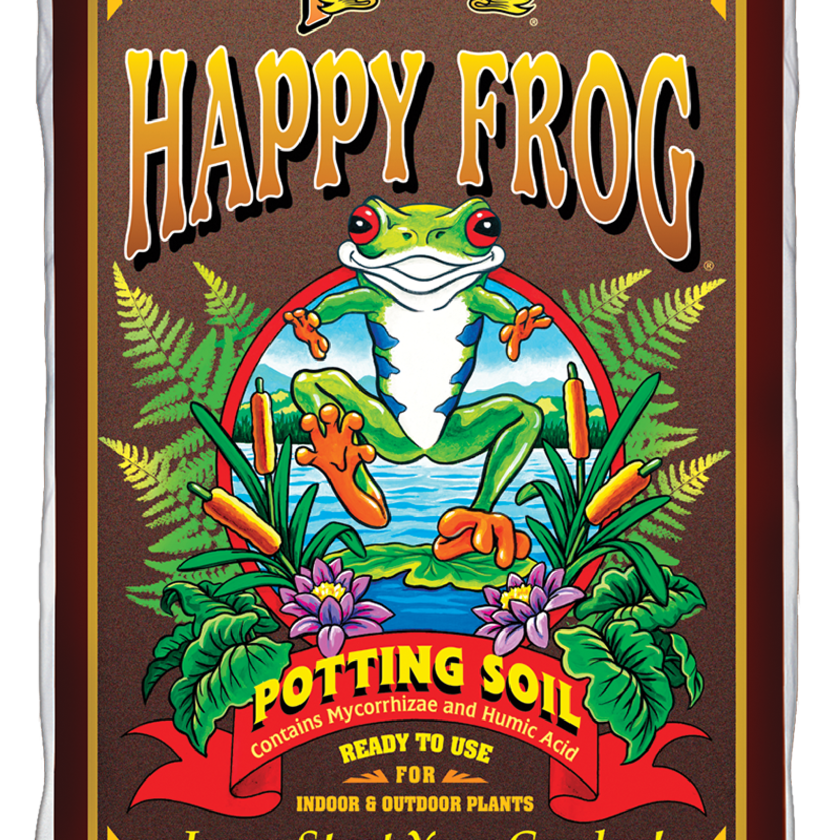 FoxFarm Fox Farm Happy Frog Potting Soil, 2 cubic feet (51.4 dry qts)
