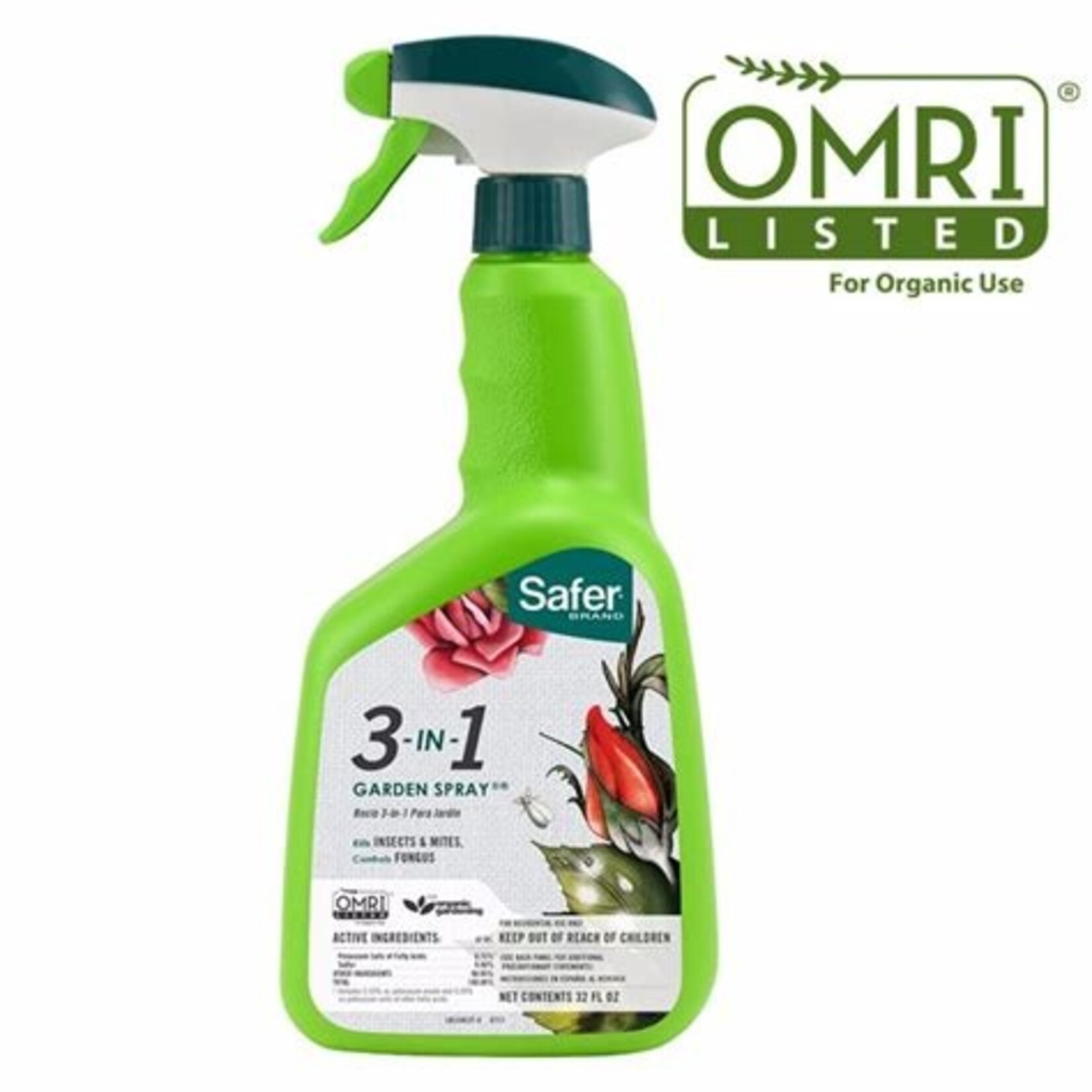 Safer Safer's 3 in 1 Garden Spray, 32 oz