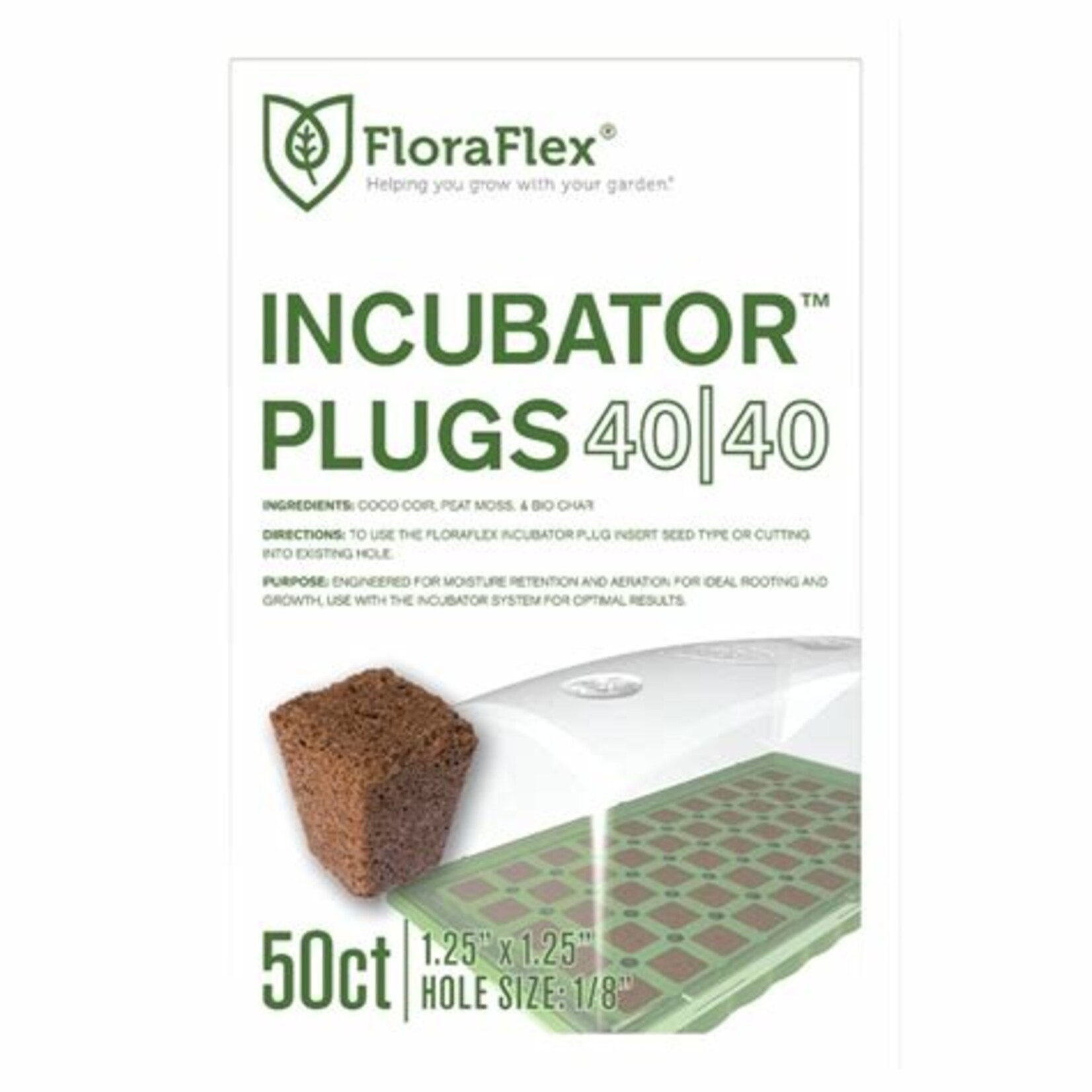 Floraflex FloraFlex Incubator - 40|40 Coco Plugs, pack of 50