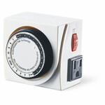 Hydrofarm Dual Outlet Grounded Timer