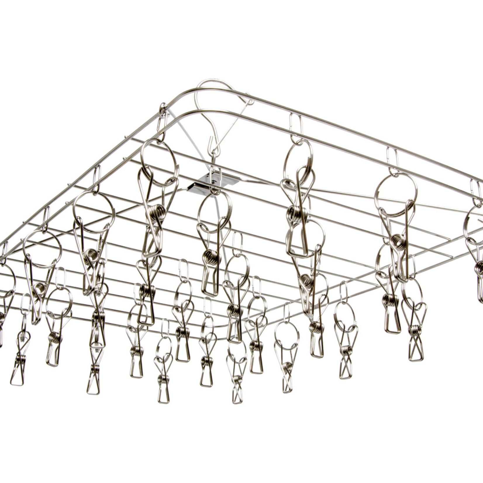 Hydrofarm STACK!T 28 Clip Stainless Steel Drying Rack