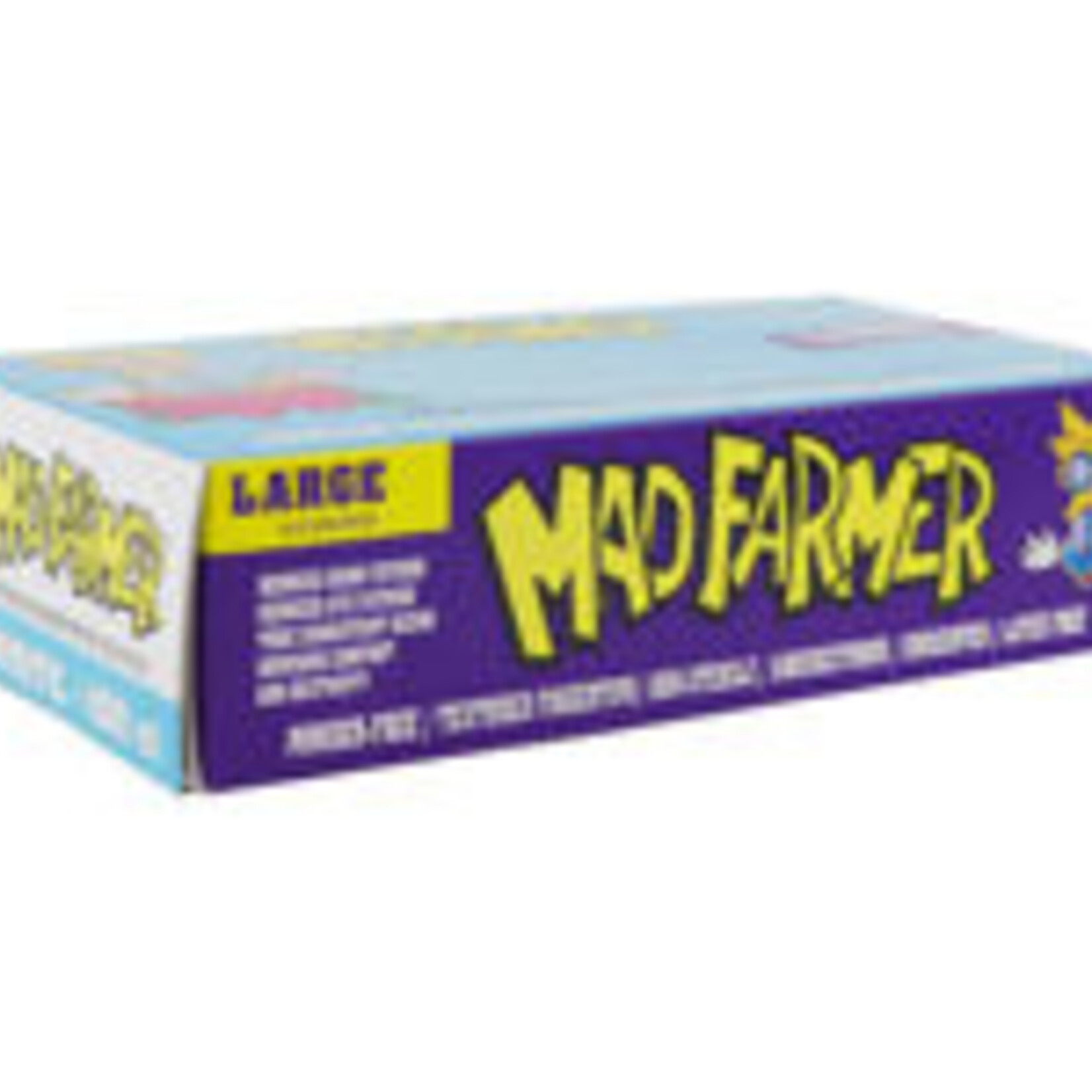 Mad Farmer Mad Farmer White Nitrile Gloves, Size Large, Box of 100