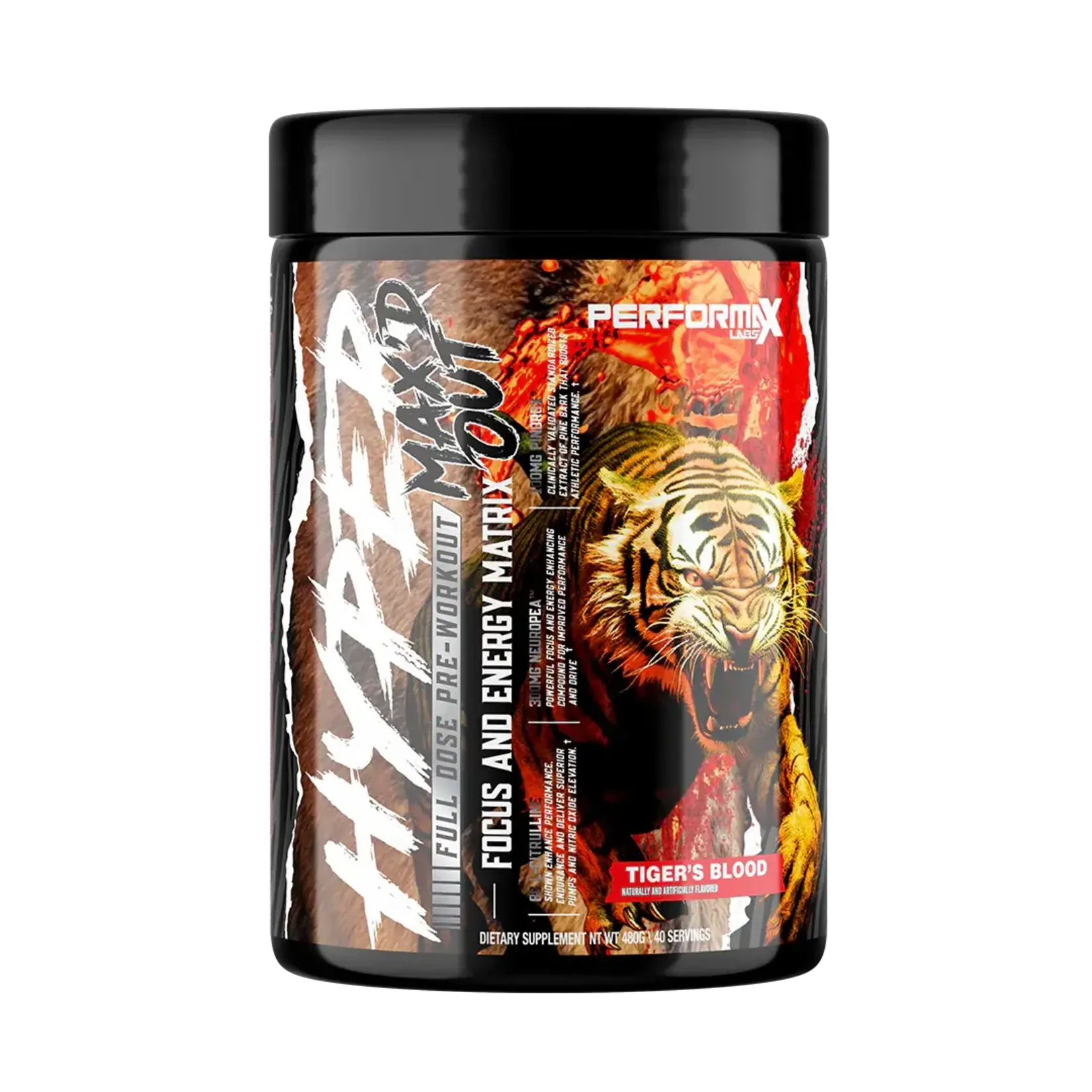 Performax Labs Hyper Max'd Out Tiger's Blood